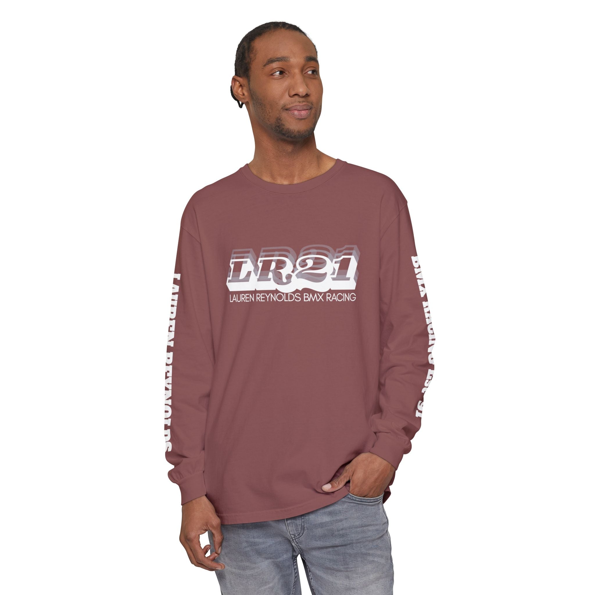 LR21 BMX Racing Long Sleeve Tee - Dark