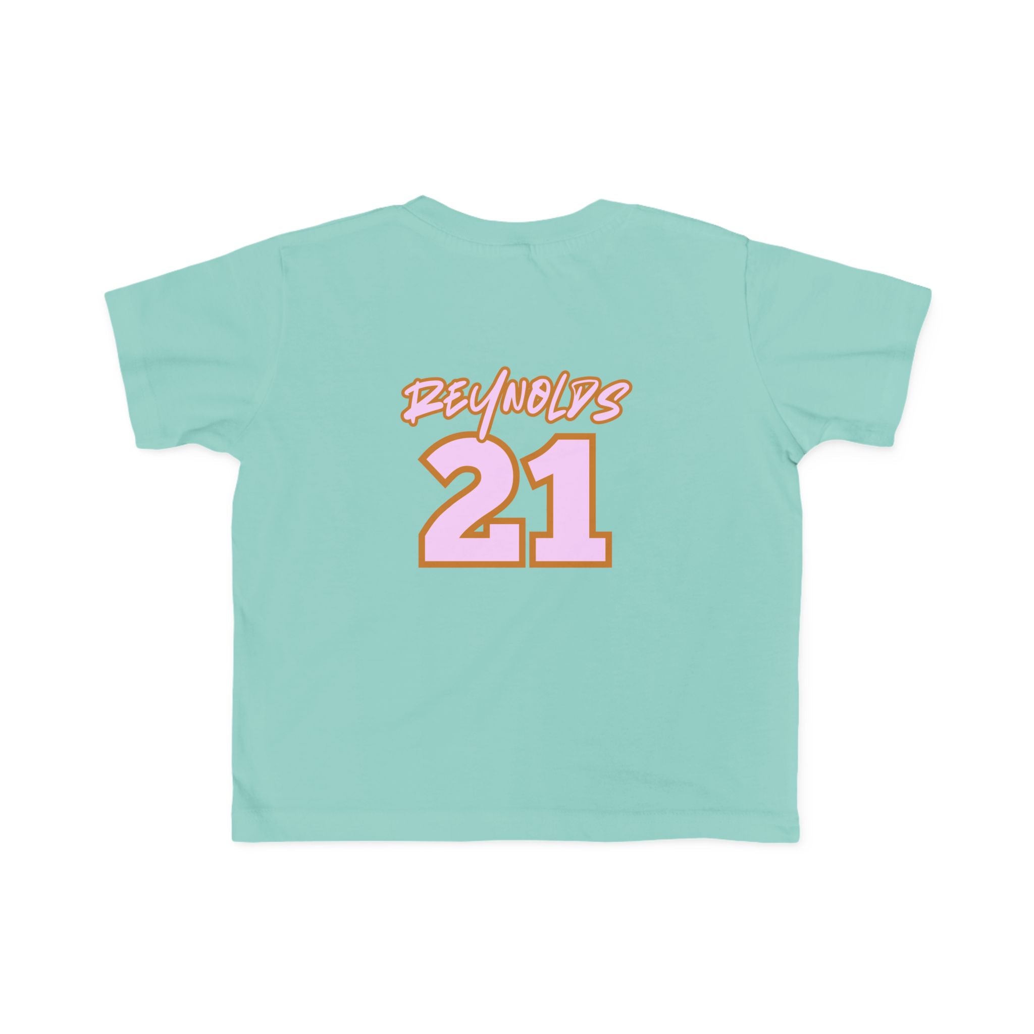 Toddler Tee — 'Reynolds 21' Pink Retro