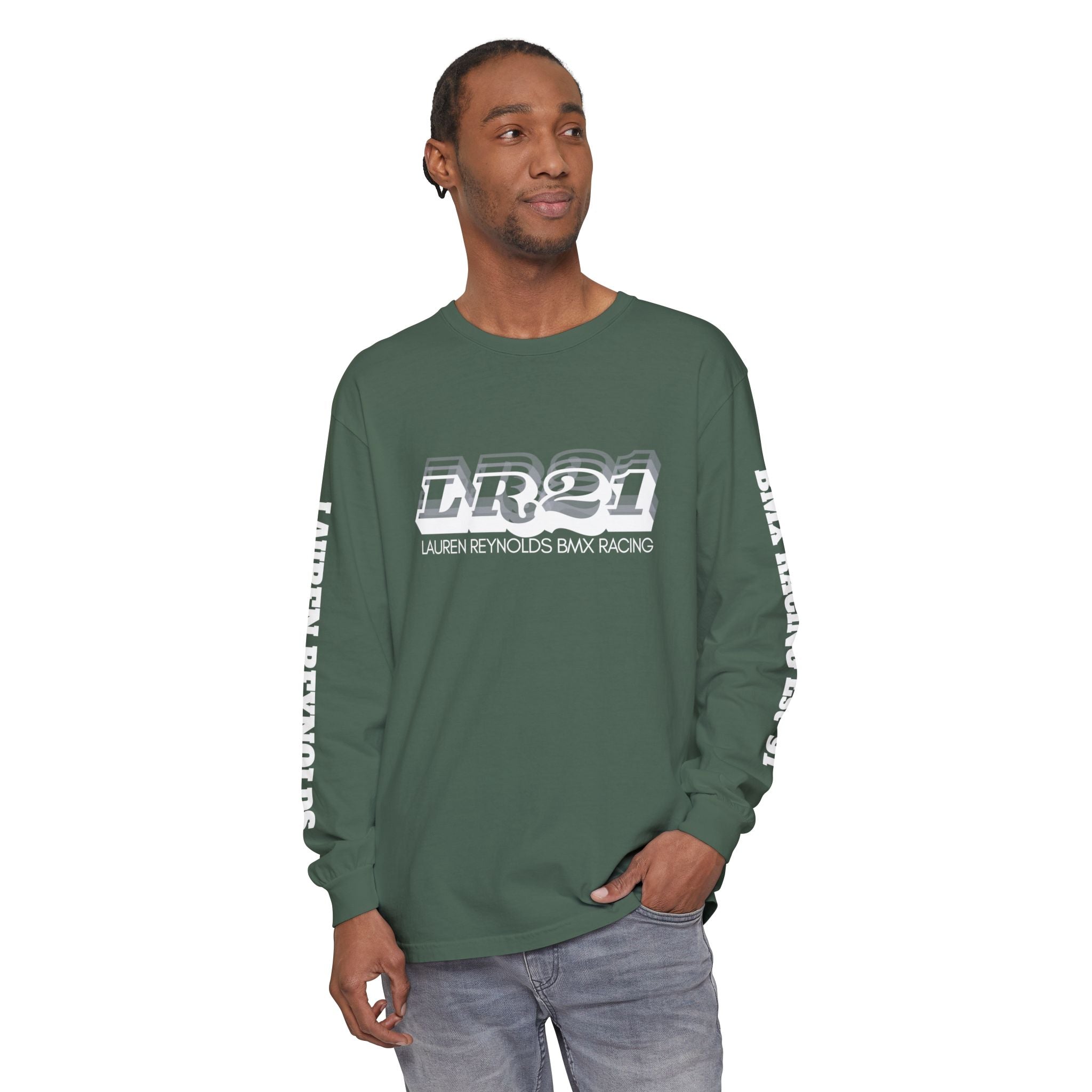 LR21 BMX Racing Long Sleeve Tee - Dark
