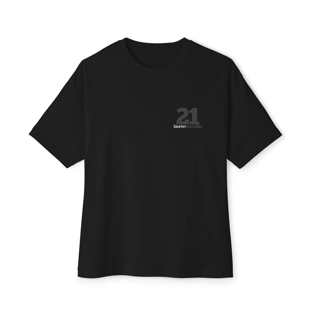 Black Queen of Hearts Boxy Tee