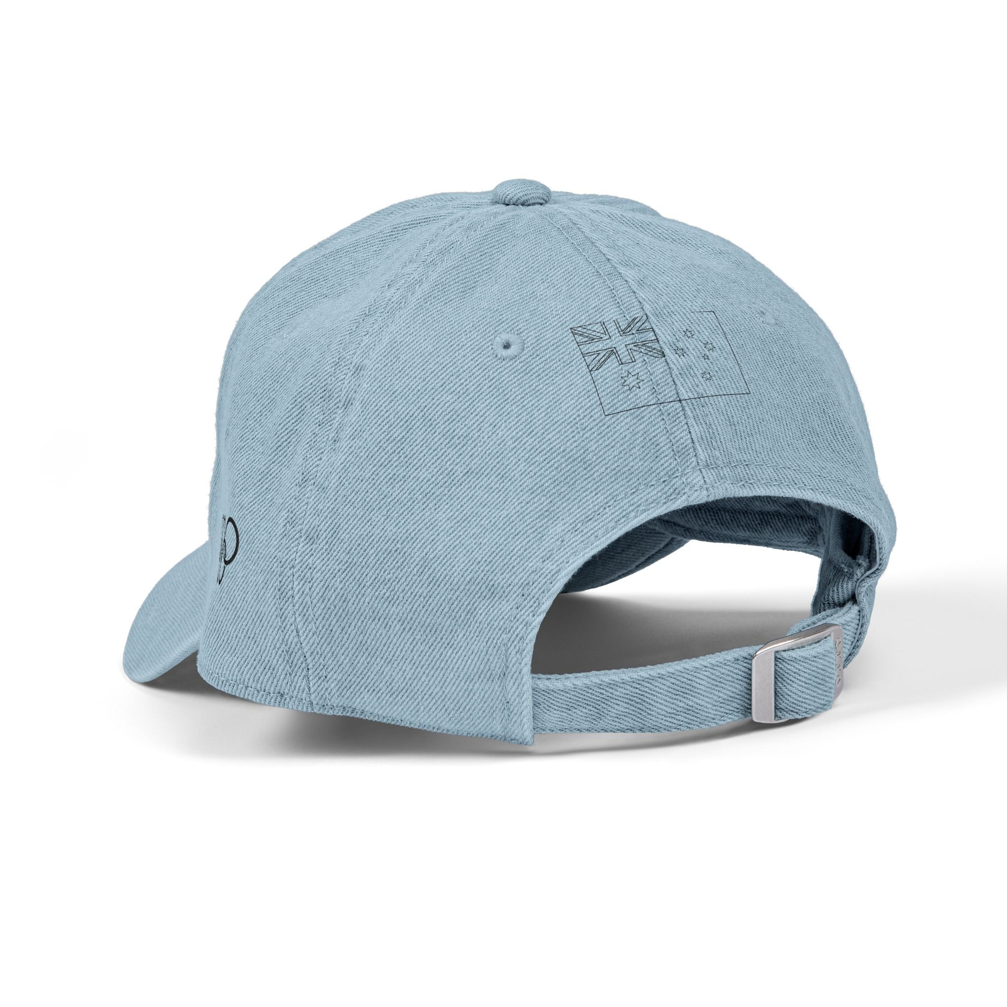 Embroidered Denim Baseball Cap