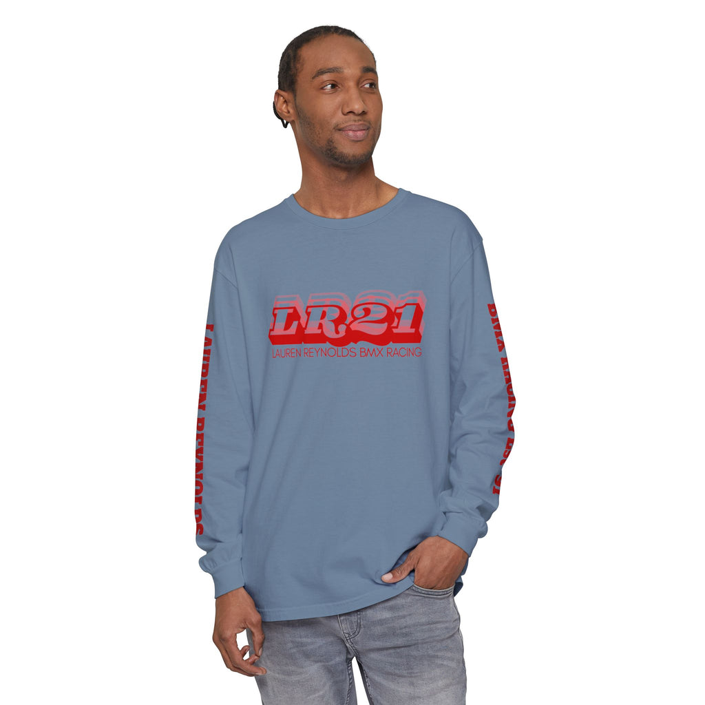 LR21 BMX Racing Long Sleeve Tee Red