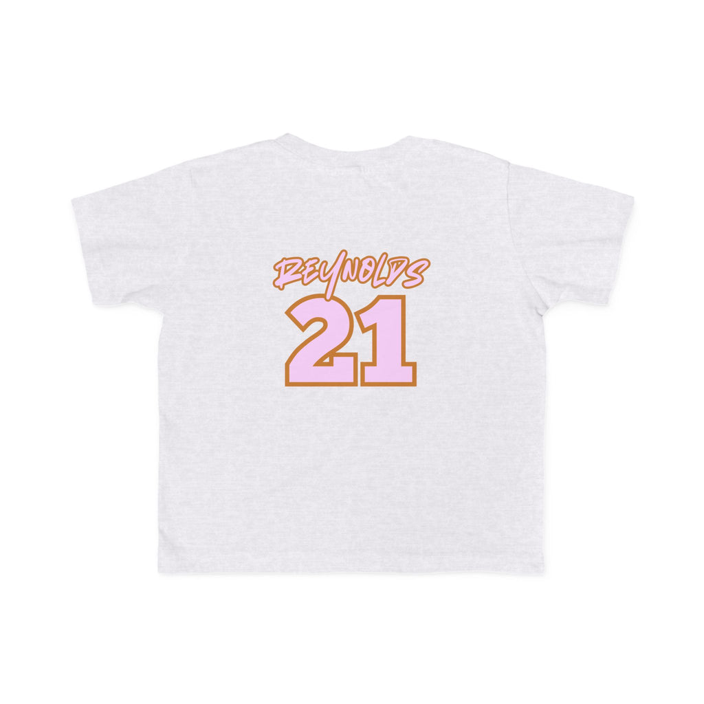 Toddler Tee — 'Reynolds 21' Pink Retro