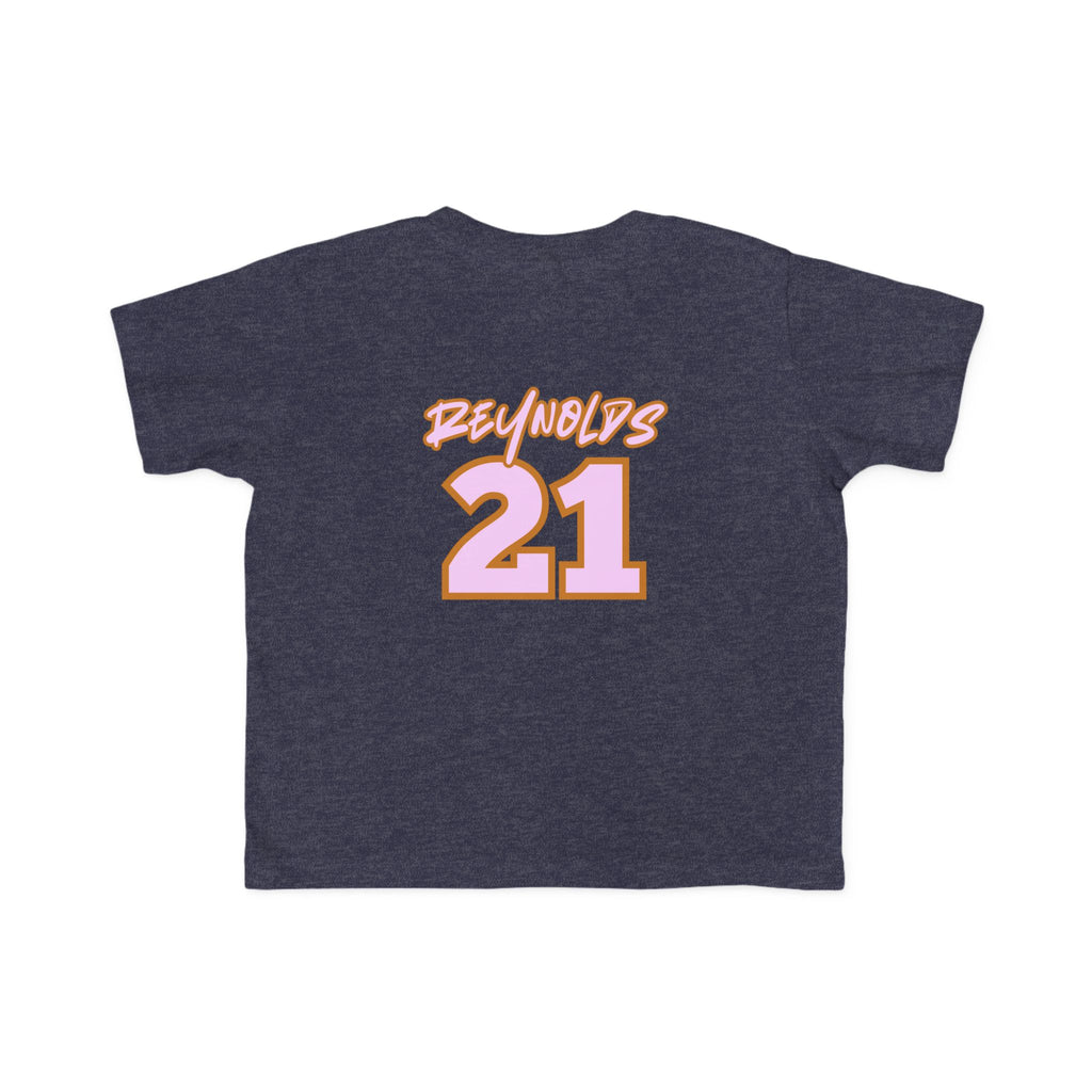 Toddler Tee — 'Reynolds 21' Pink Retro