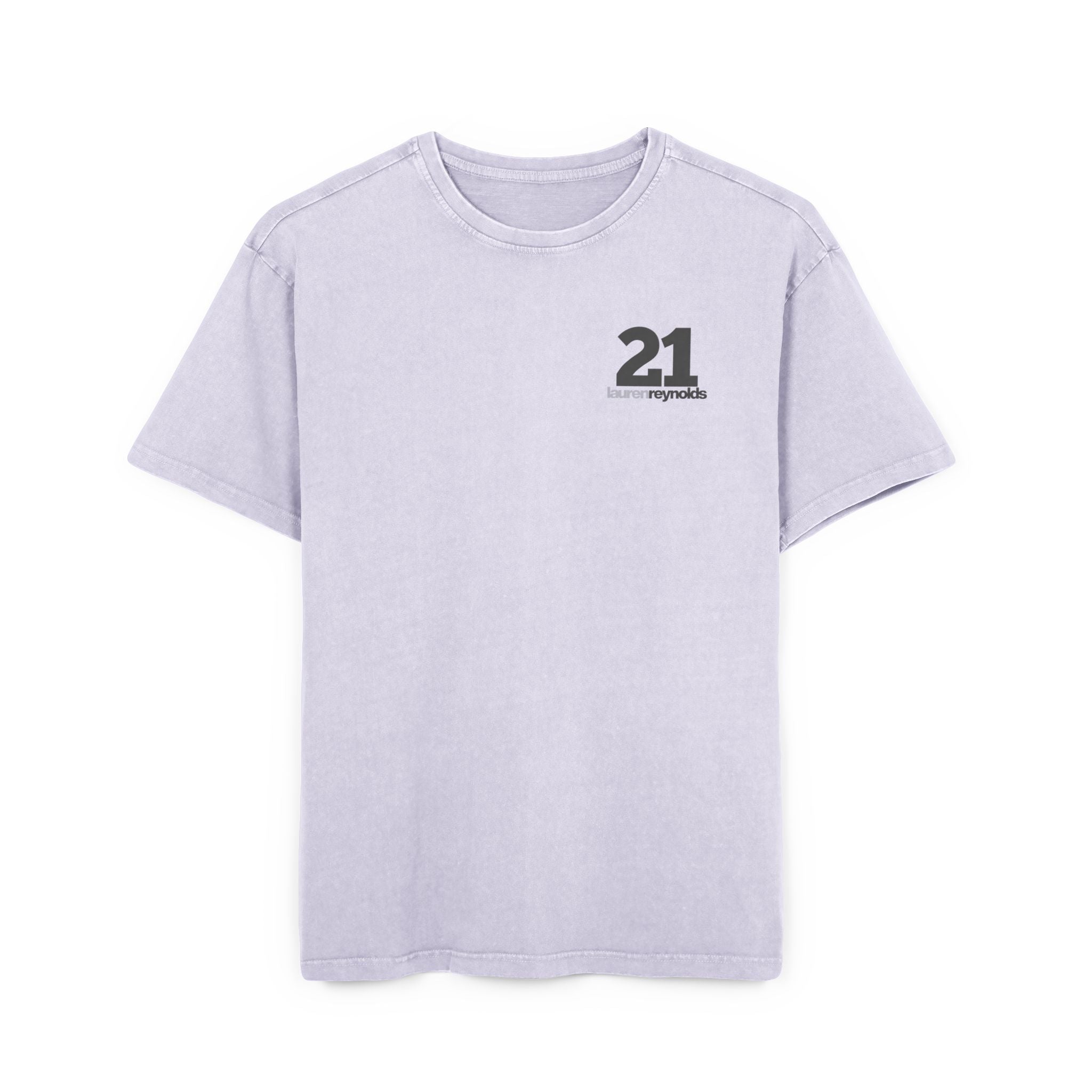 Queen of Hearts Black Jack Tee - Acid Wash