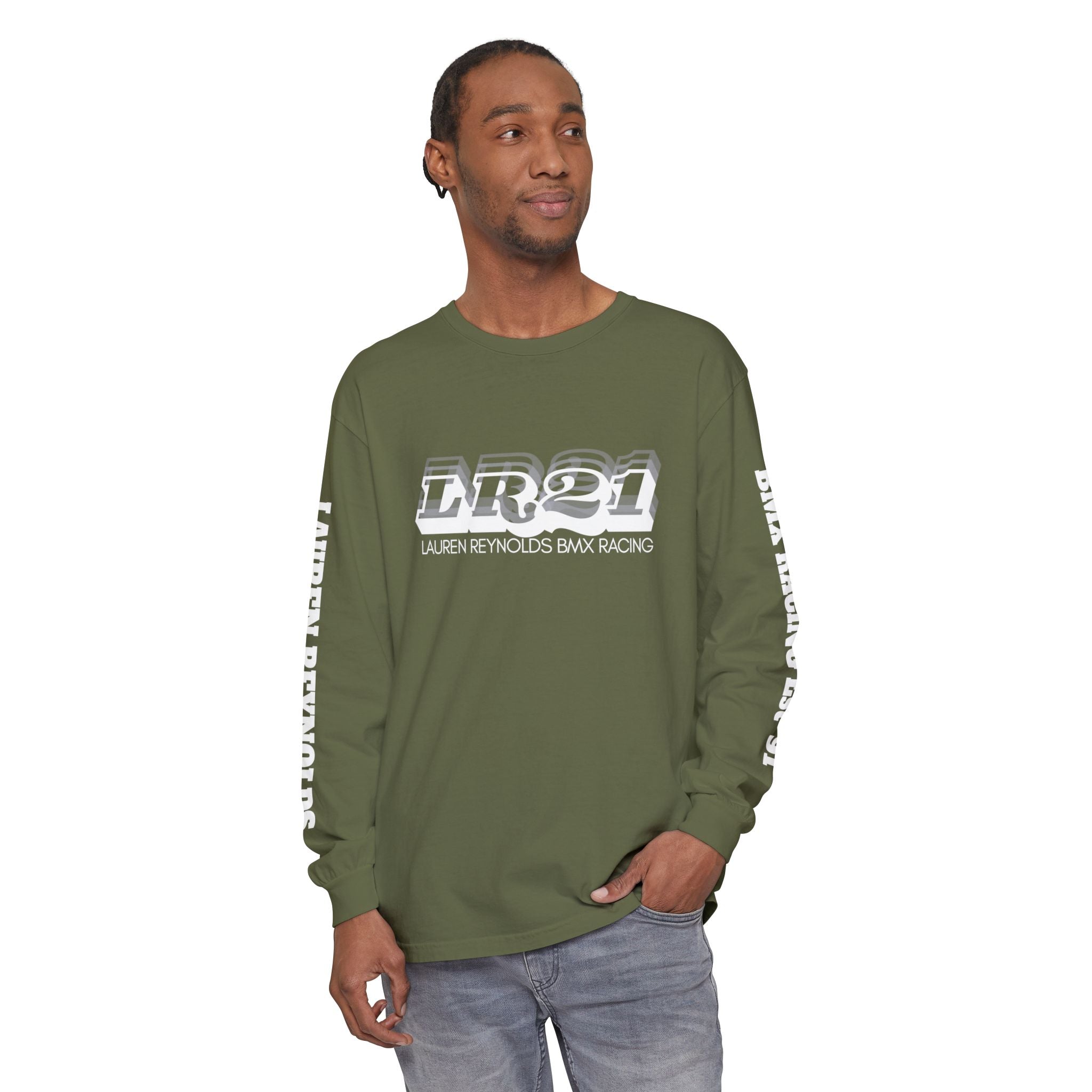 LR21 BMX Racing Long Sleeve Tee - Dark