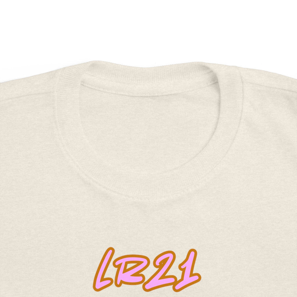 Toddler Tee — 'Reynolds 21' Pink Retro