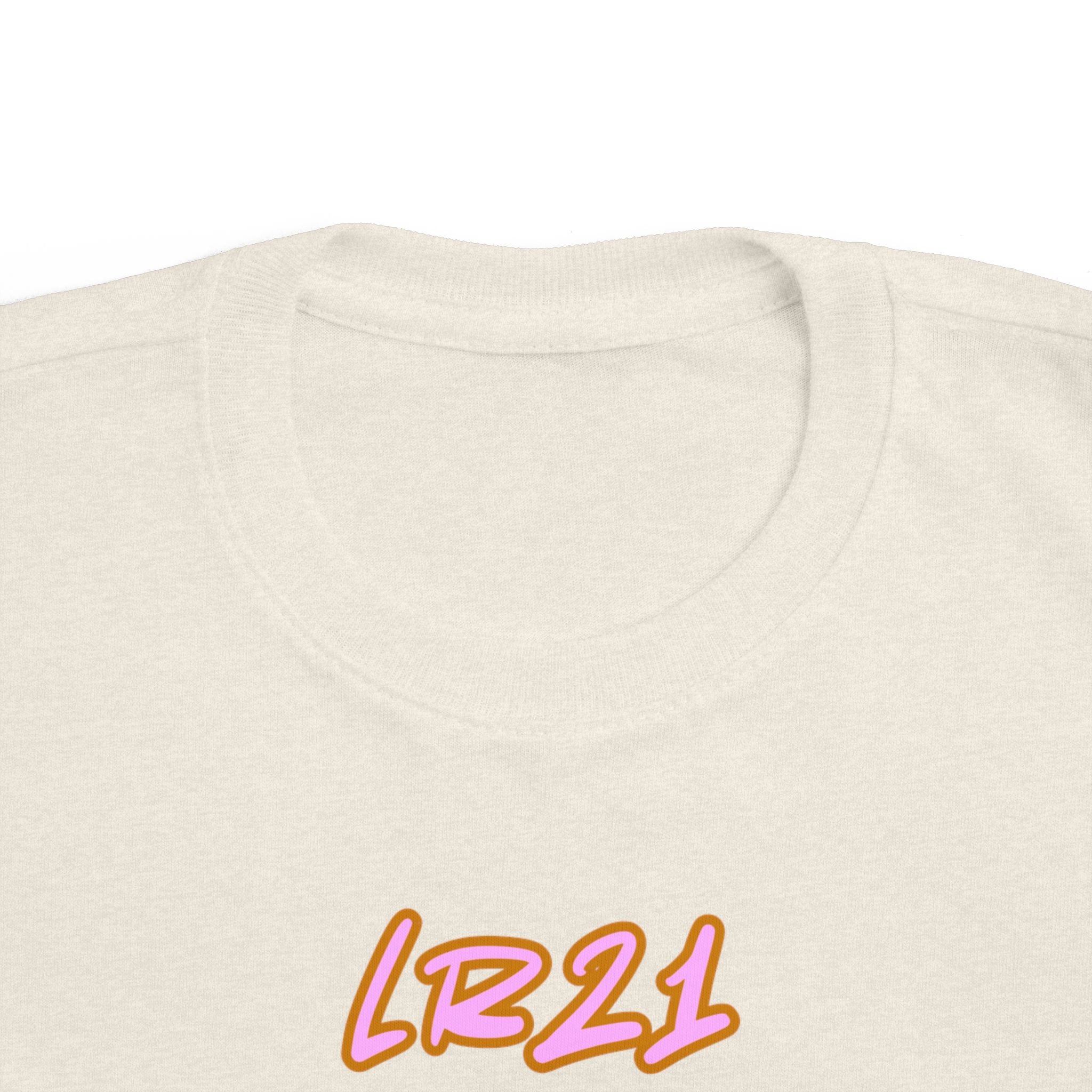 Toddler Tee — 'Reynolds 21' Pink Retro