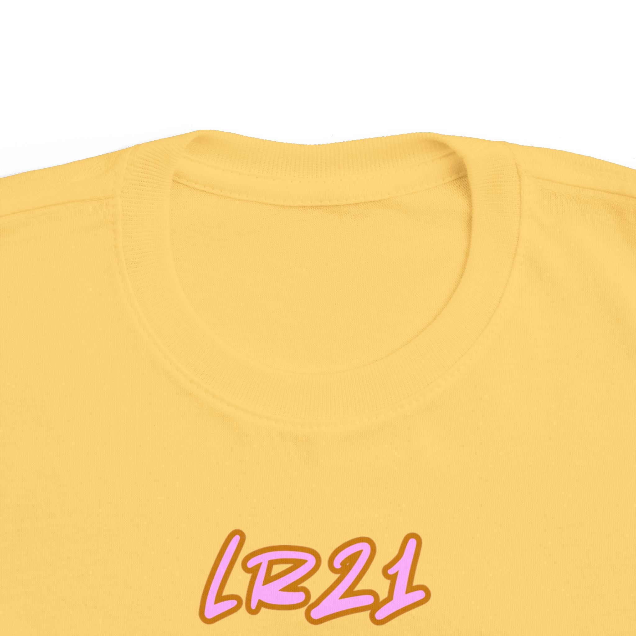 Toddler Tee — 'Reynolds 21' Pink Retro