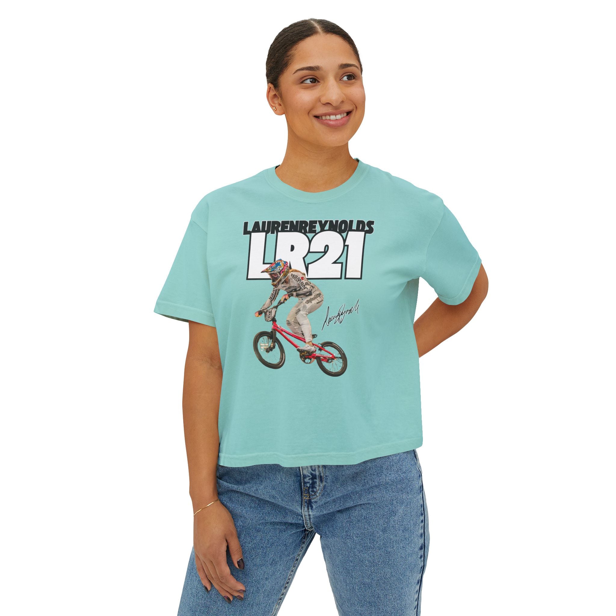 Womens Boxy LR21 Tee