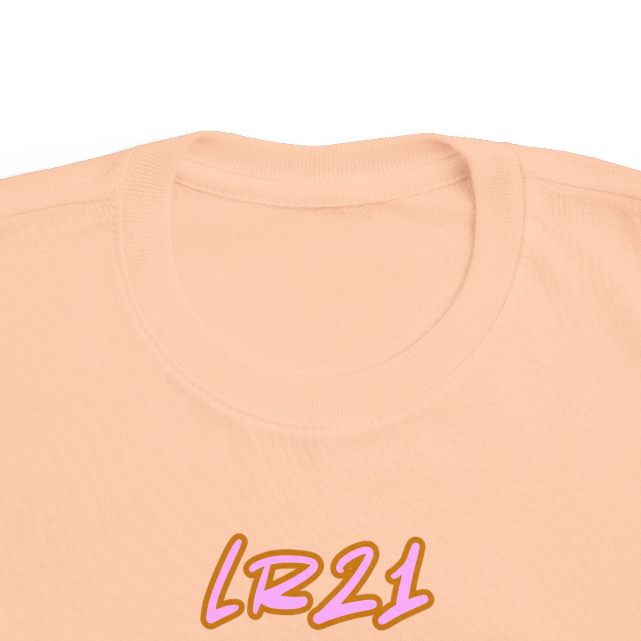 Toddler Tee — 'Reynolds 21' Pink Retro