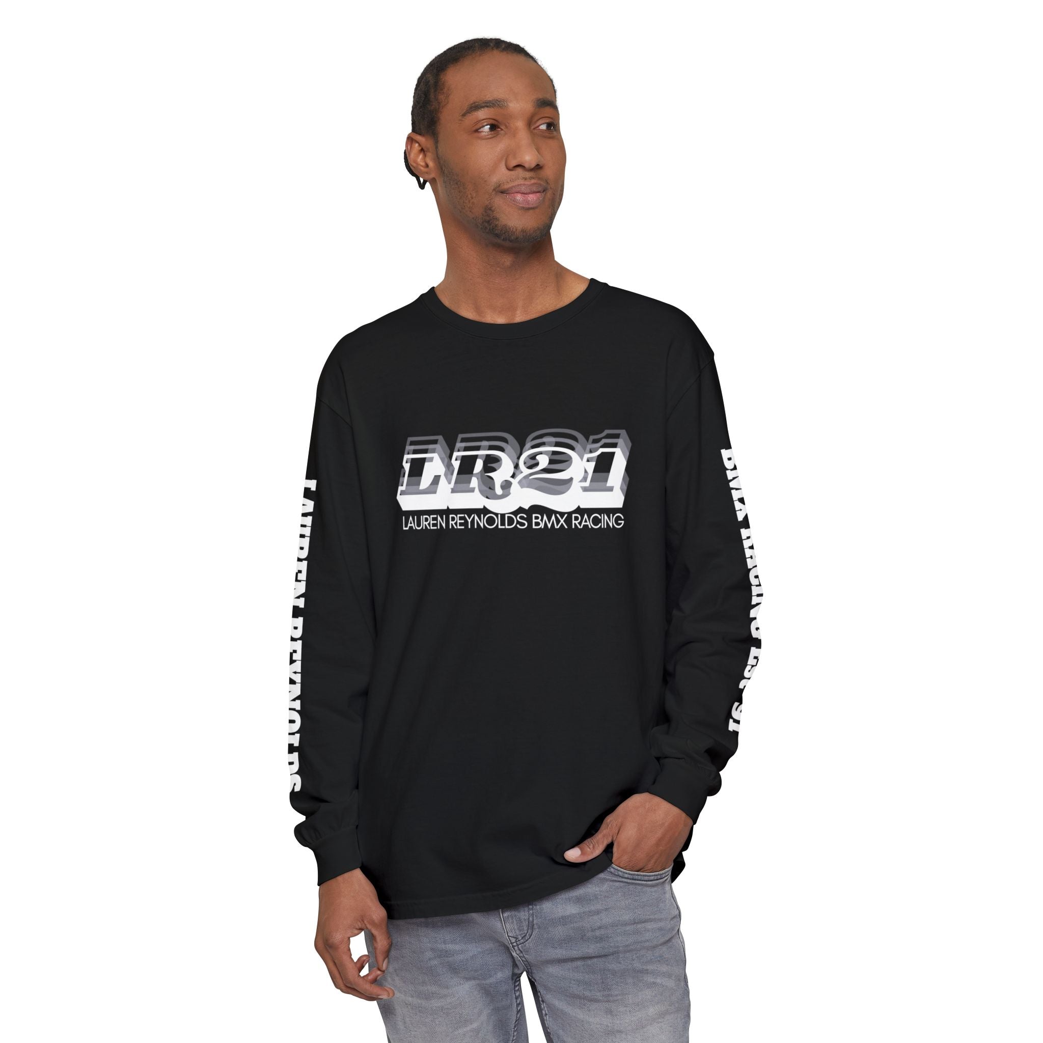 LR21 BMX Racing Long Sleeve Tee - Dark