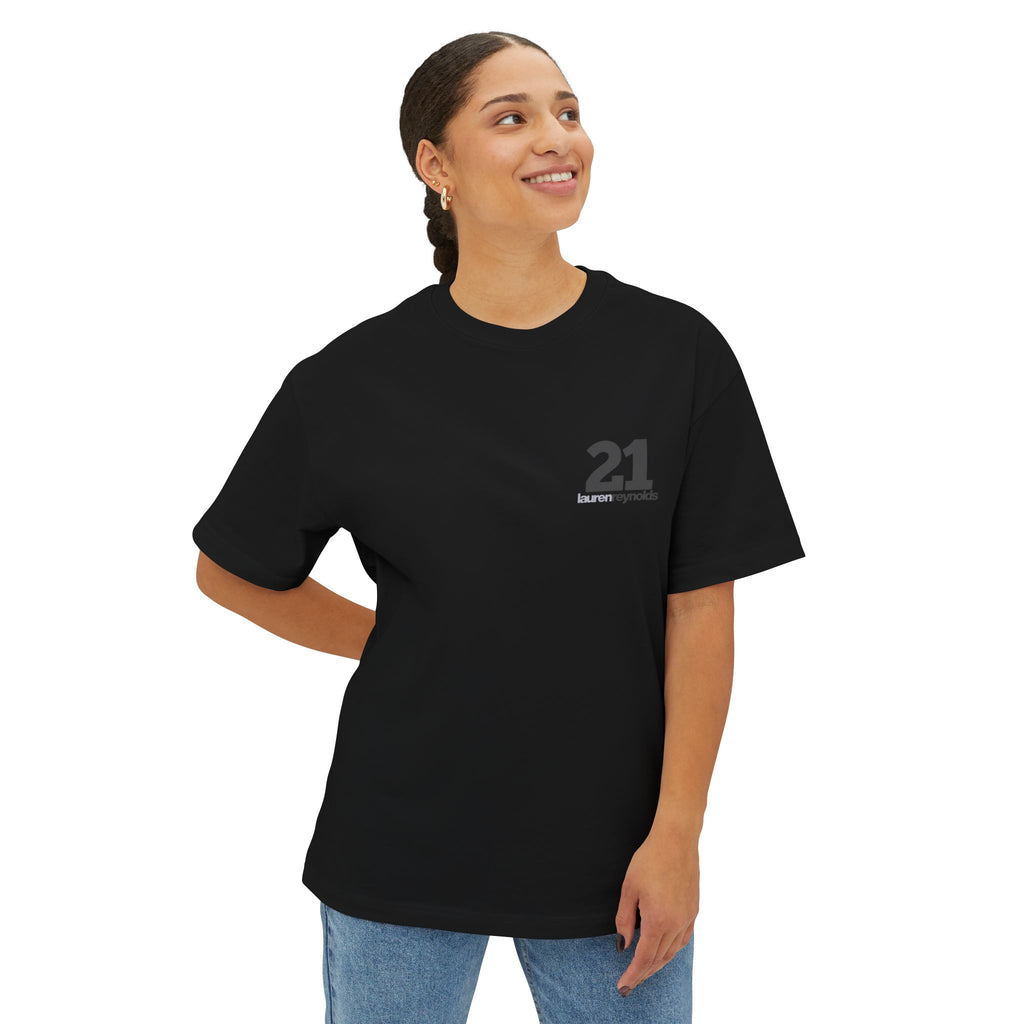 Black Queen of Hearts Boxy Tee