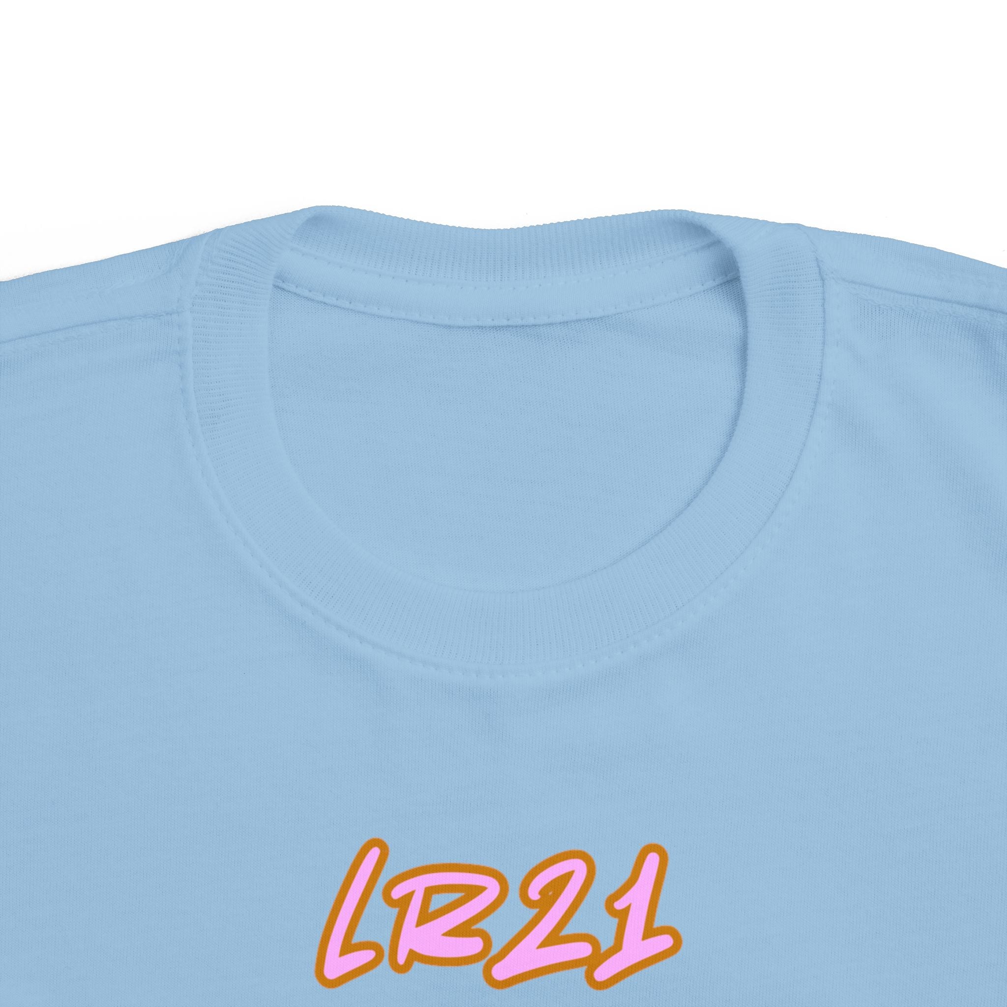 Toddler Tee — 'Reynolds 21' Pink Retro