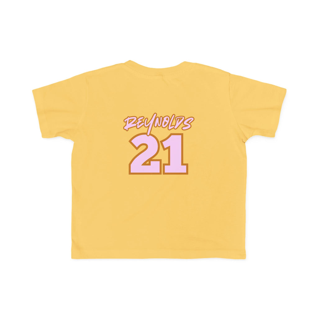 Toddler Tee — 'Reynolds 21' Pink Retro