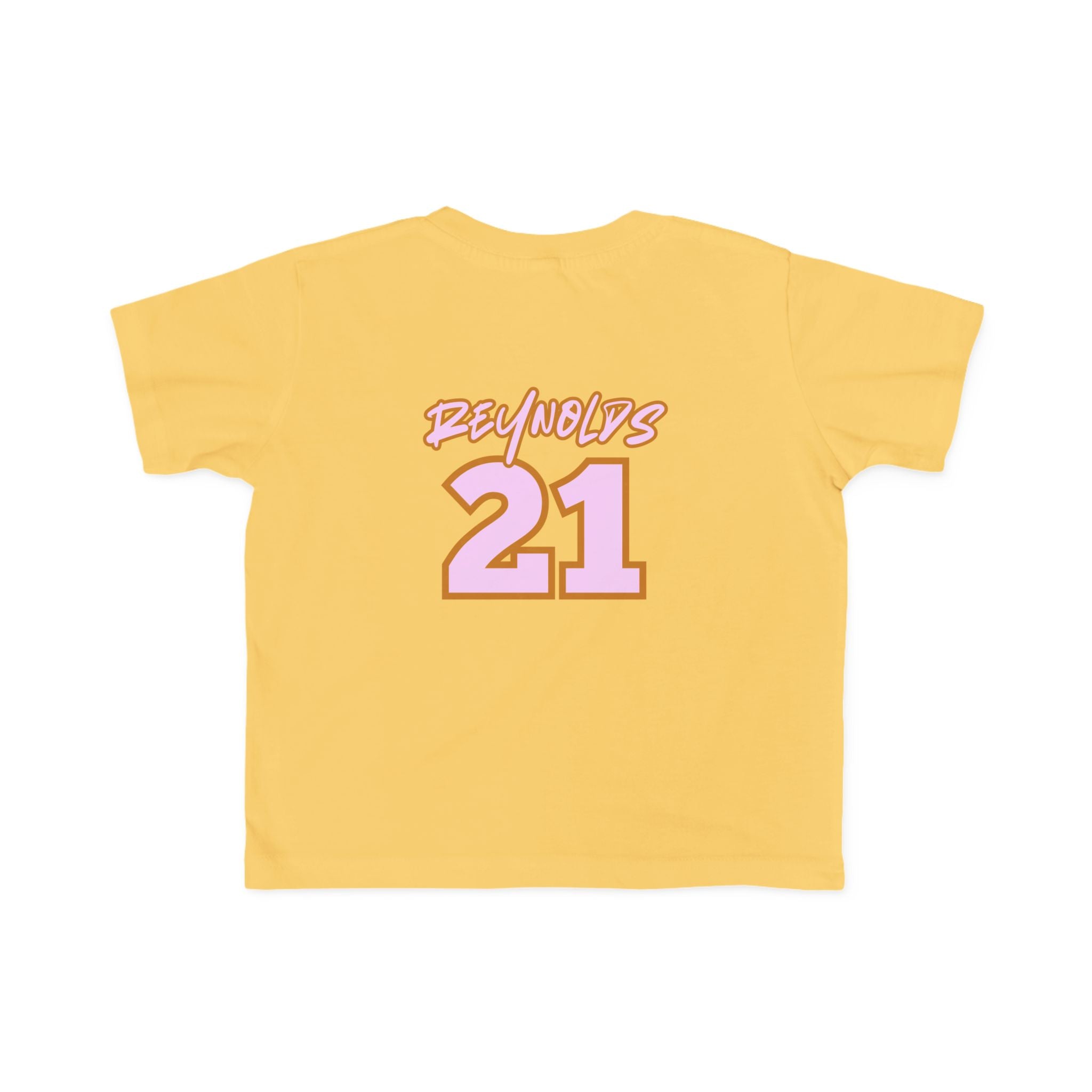 Toddler Tee — 'Reynolds 21' Pink Retro