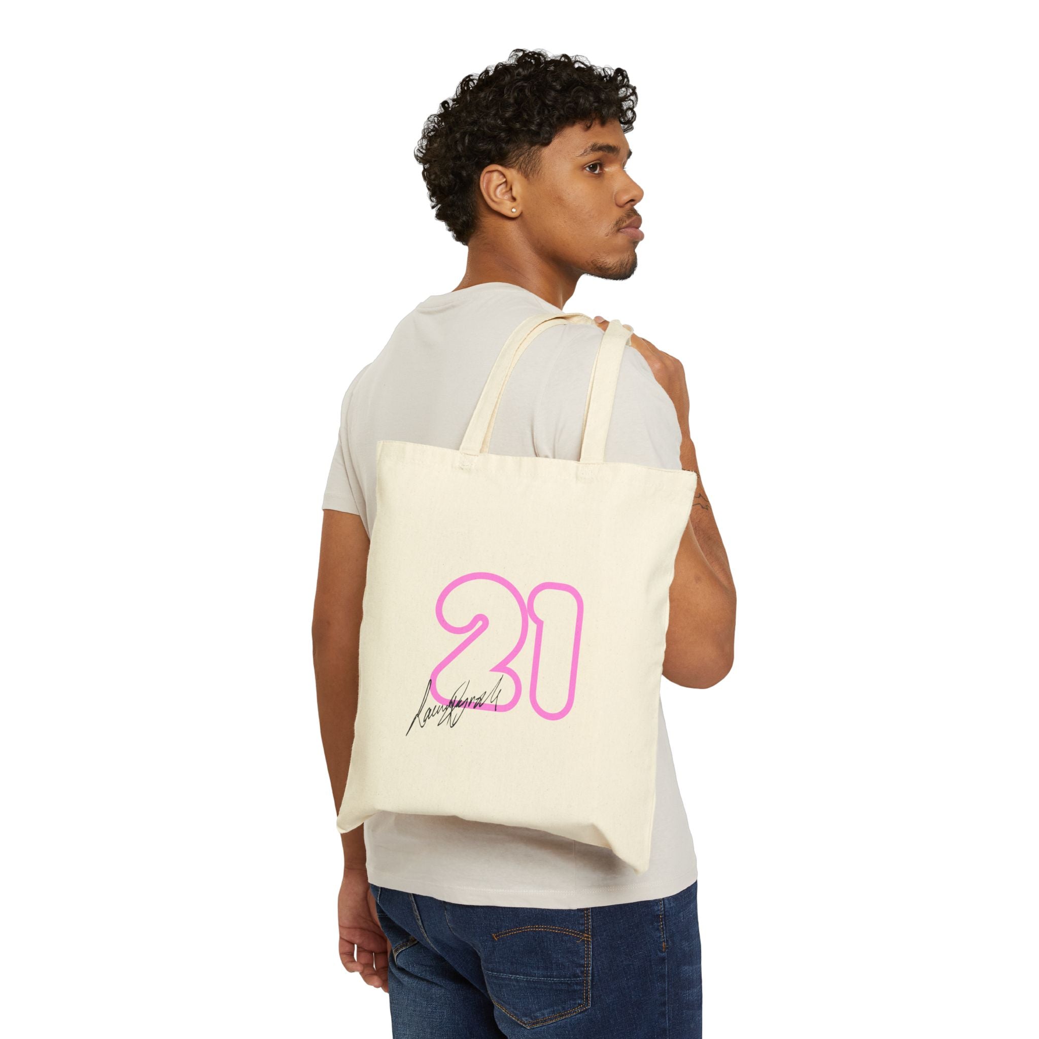 21 Canvas Tote Pink