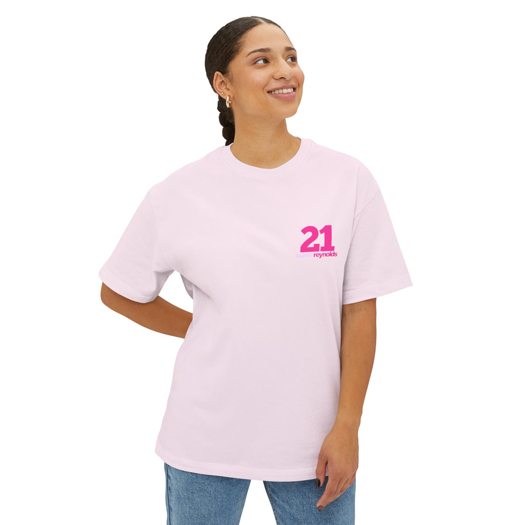 Pink Queen of Hearts Boxy Tee