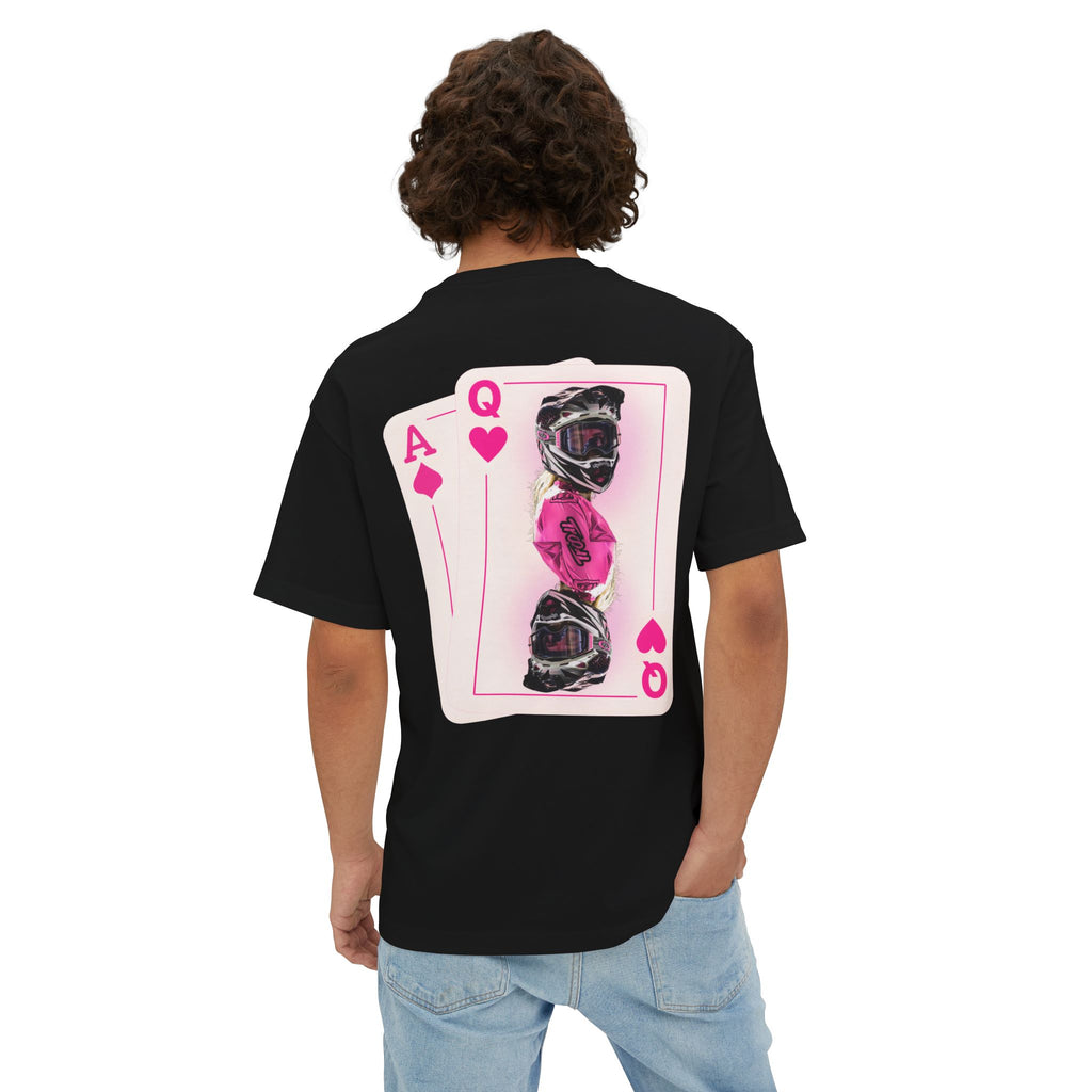 Pink Queen of Hearts Boxy Tee