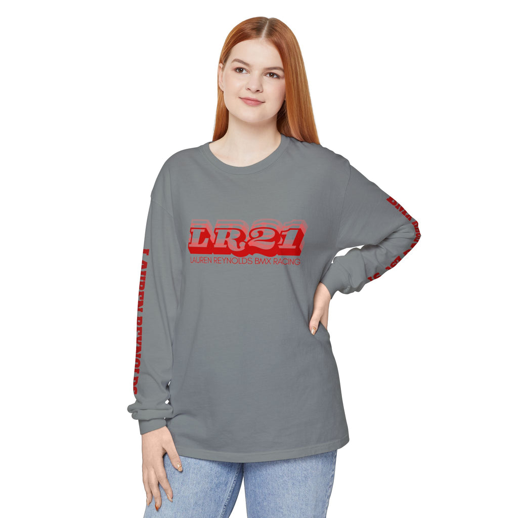 LR21 BMX Racing Long Sleeve Tee Red