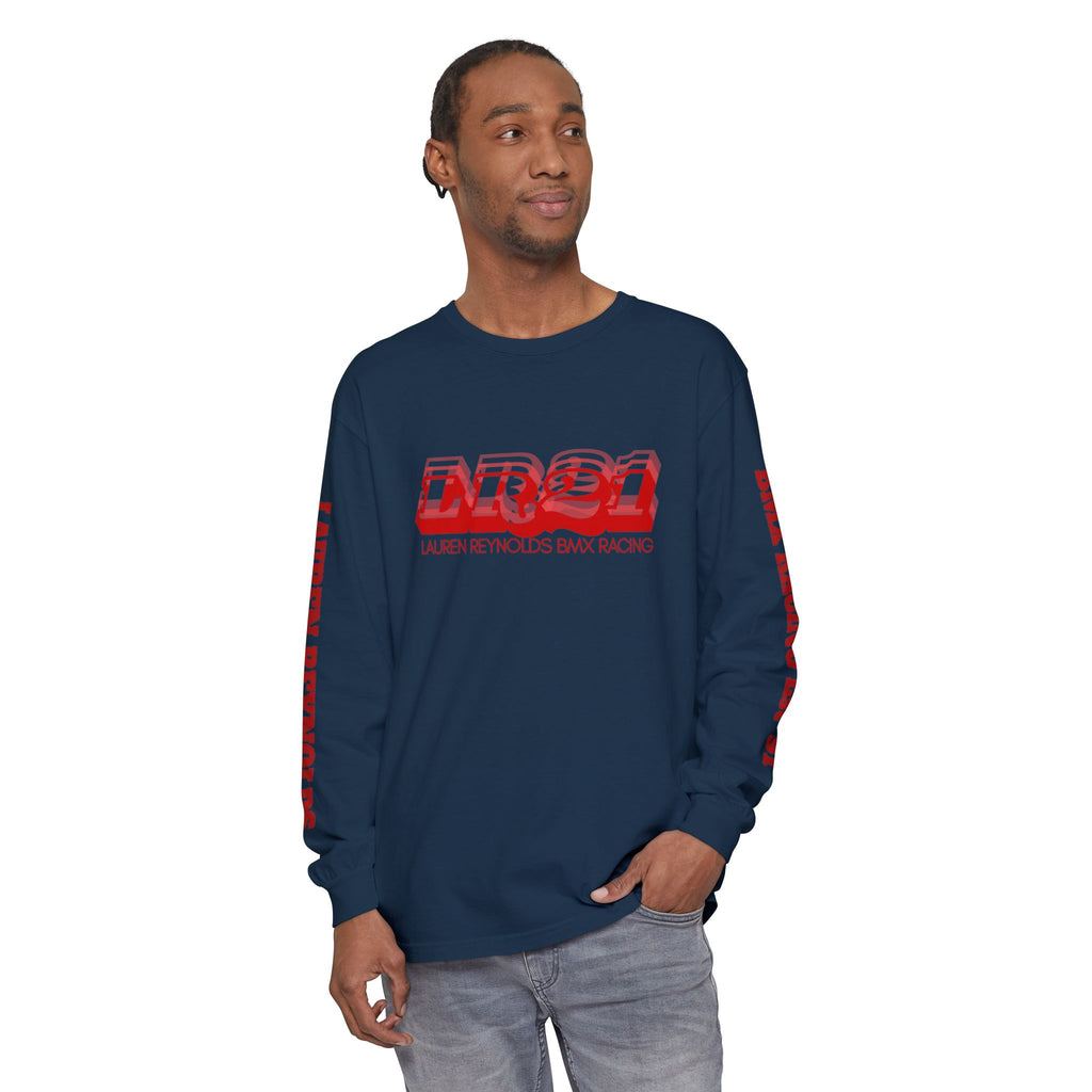 LR21 BMX Racing Long Sleeve Tee Red
