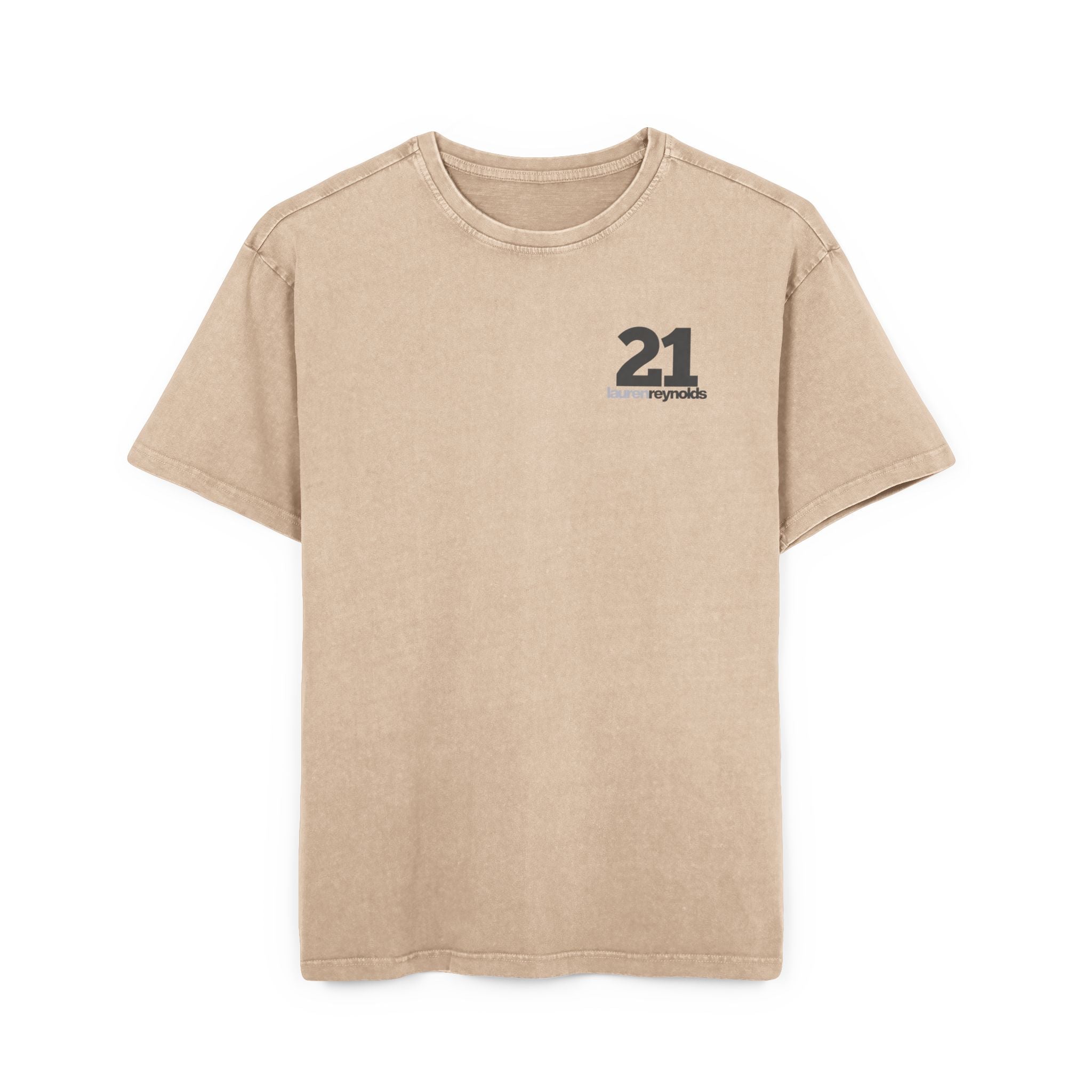 Queen of Hearts Black Jack Tee - Acid Wash