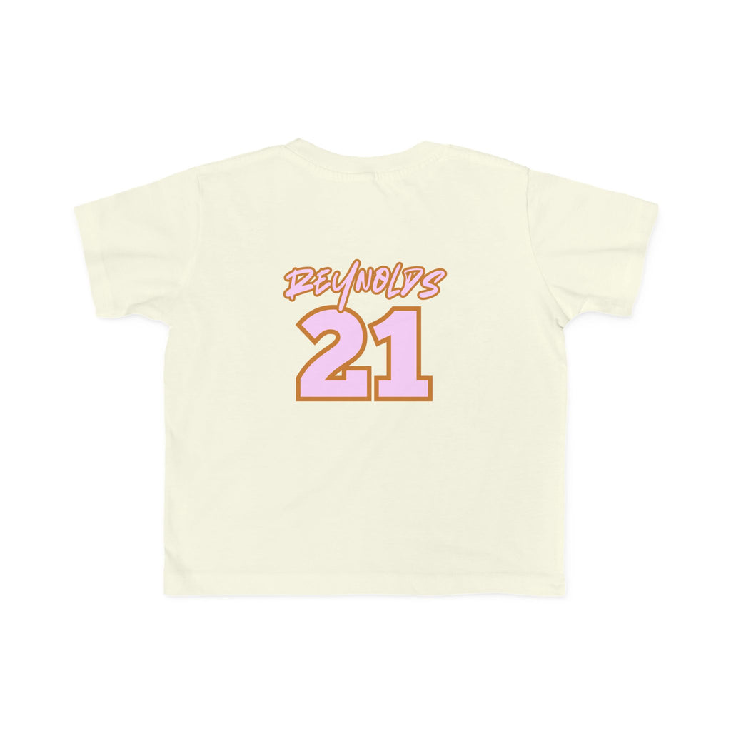 Toddler Tee — 'Reynolds 21' Pink Retro