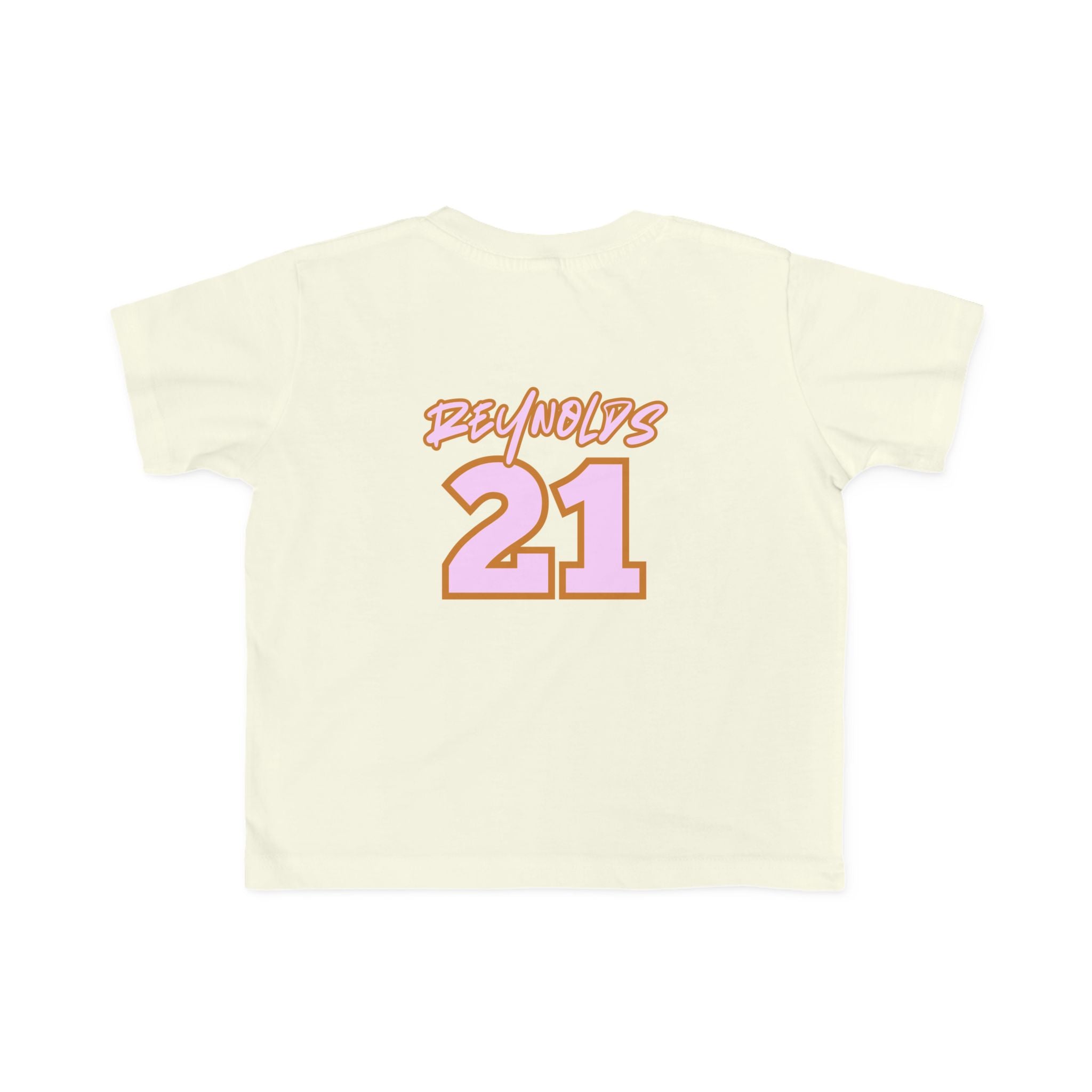 Toddler Tee — 'Reynolds 21' Pink Retro