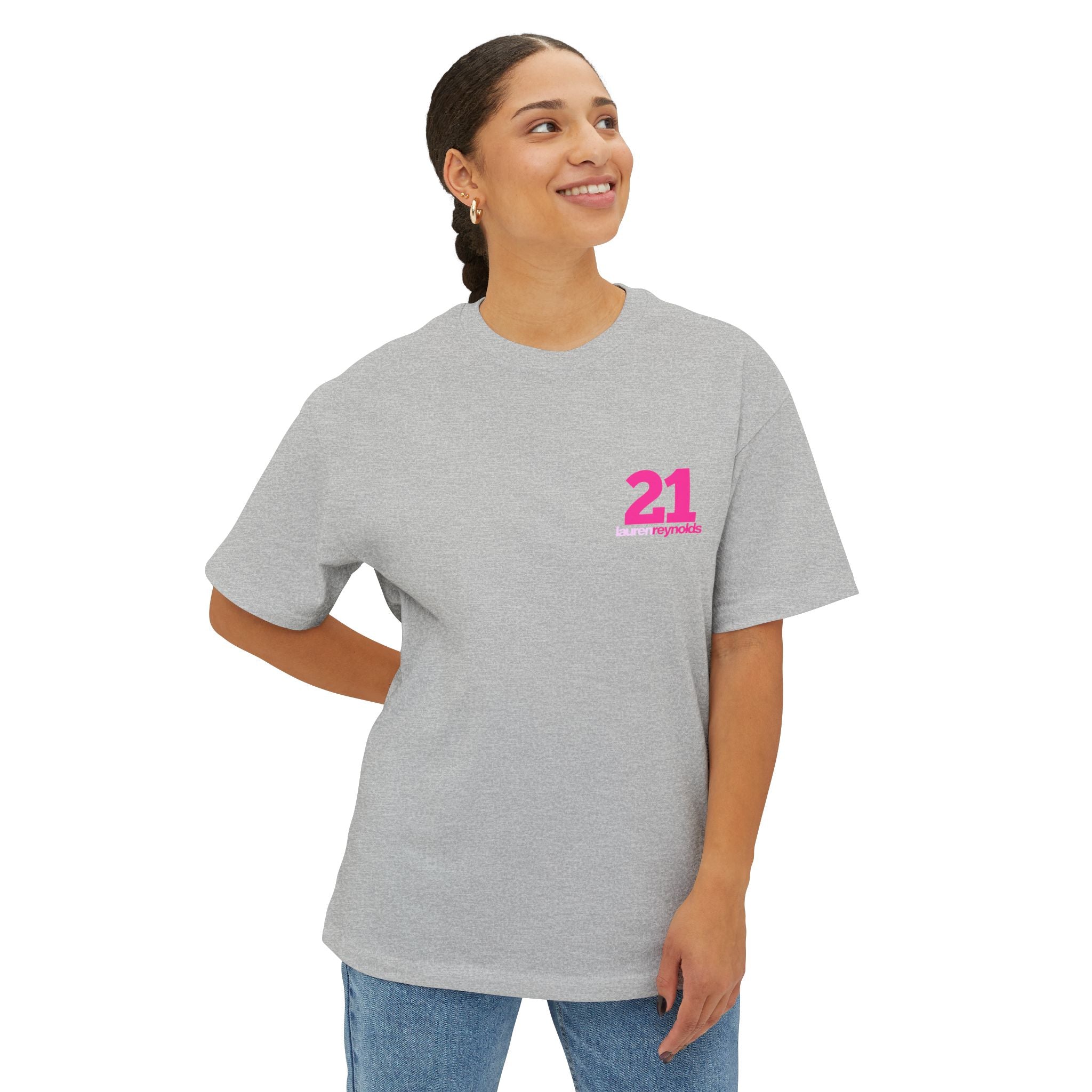 Pink Queen of Hearts Boxy Tee