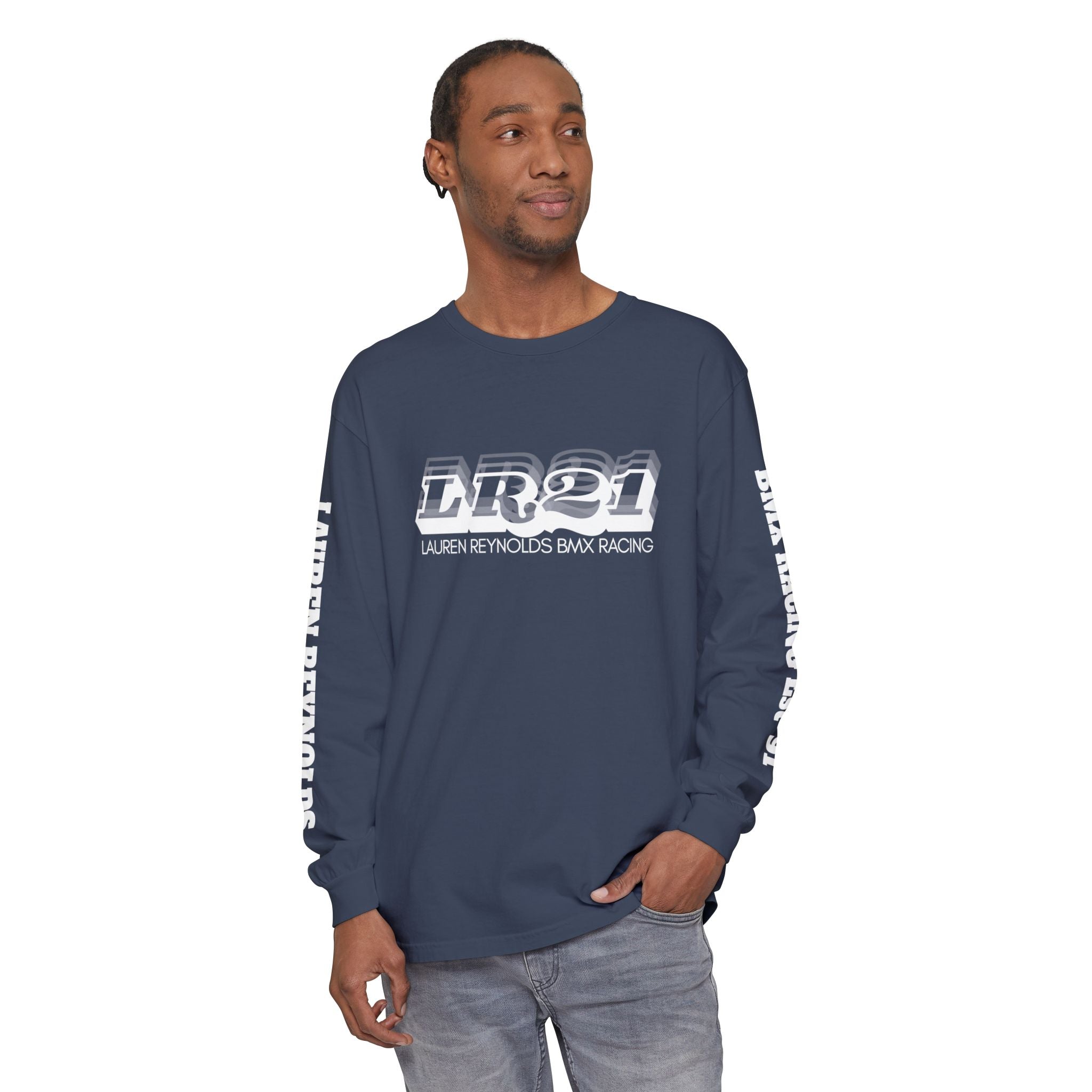 LR21 BMX Racing Long Sleeve Tee - Dark