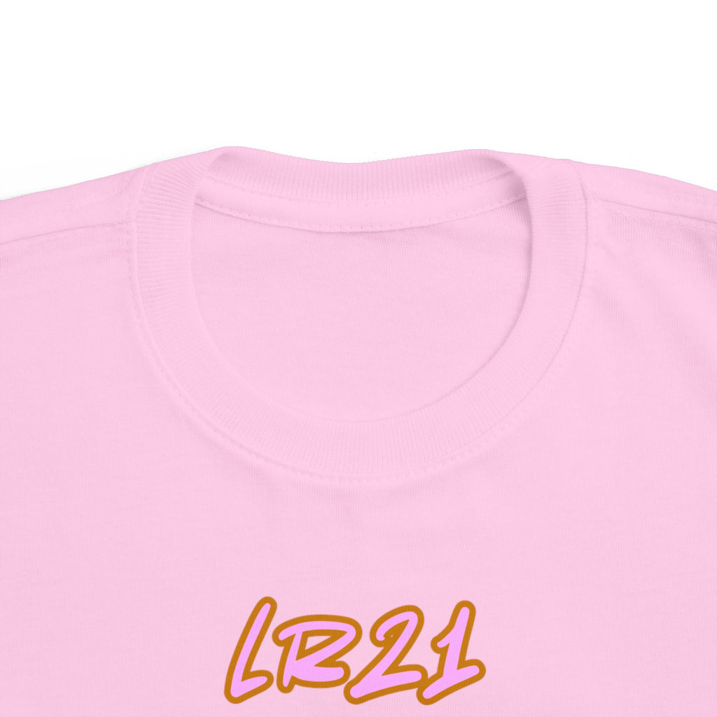 Toddler Tee — 'Reynolds 21' Pink Retro