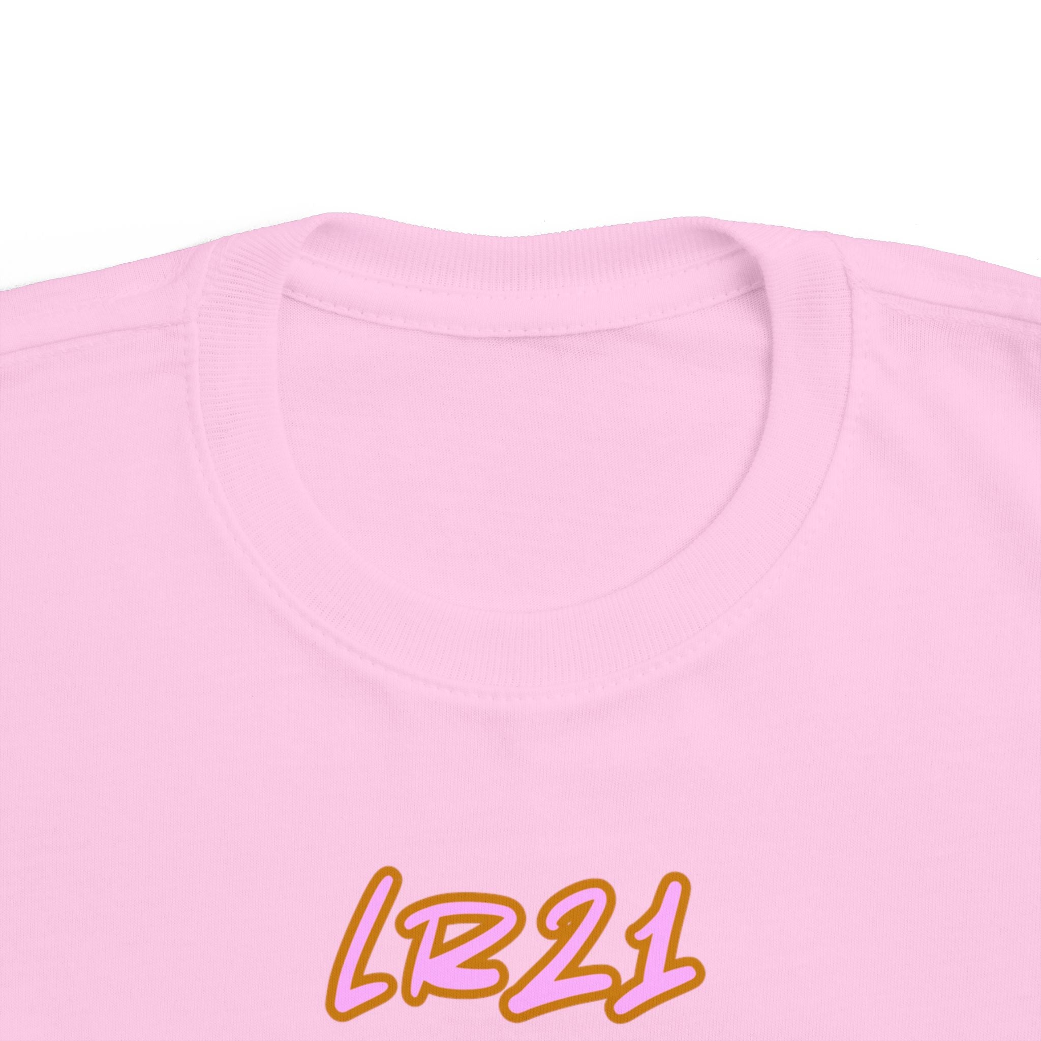 Toddler Tee — 'Reynolds 21' Pink Retro