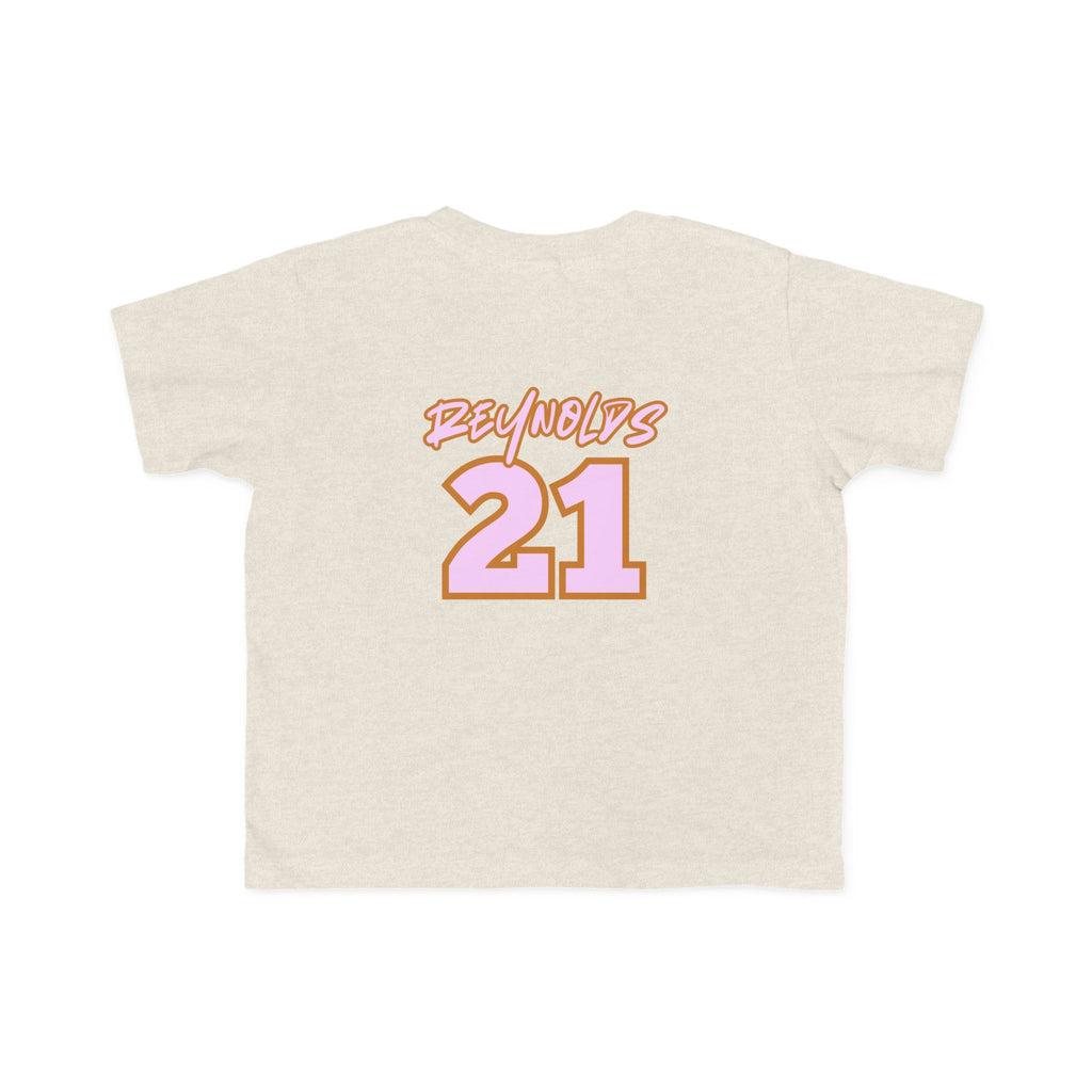 Toddler Tee — 'Reynolds 21' Pink Retro