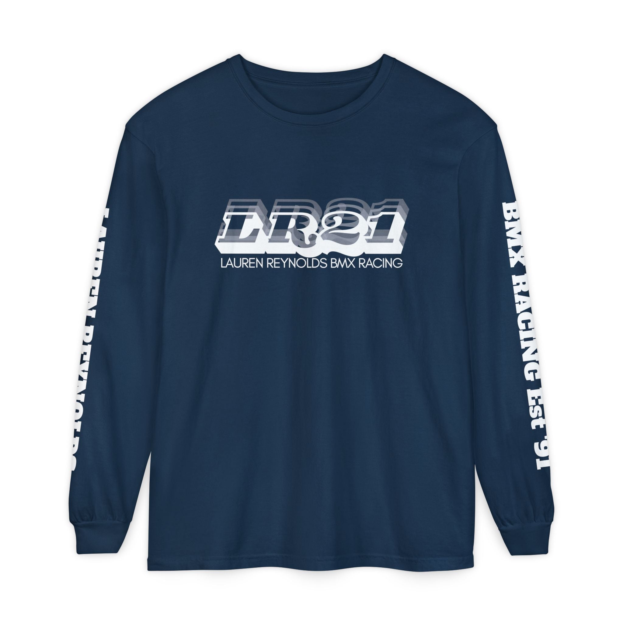 LR21 BMX Racing Long Sleeve Tee - Dark