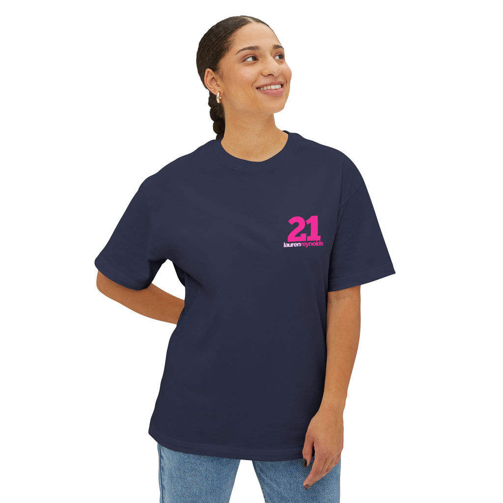 Pink Queen of Hearts Boxy Tee