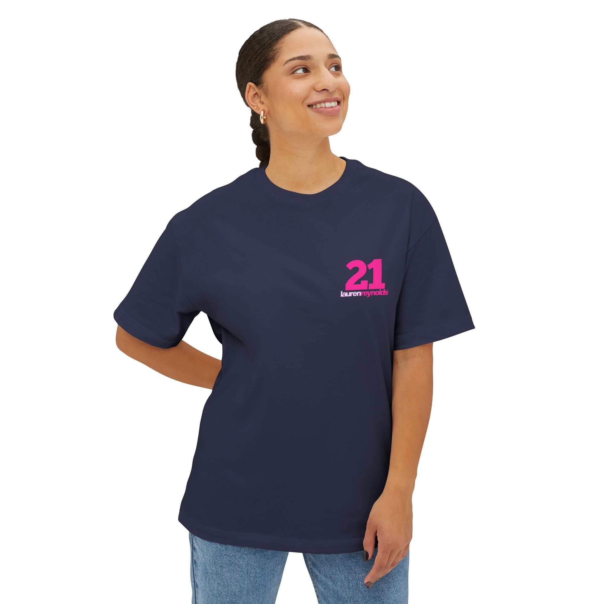 Pink Queen of Hearts Boxy Tee