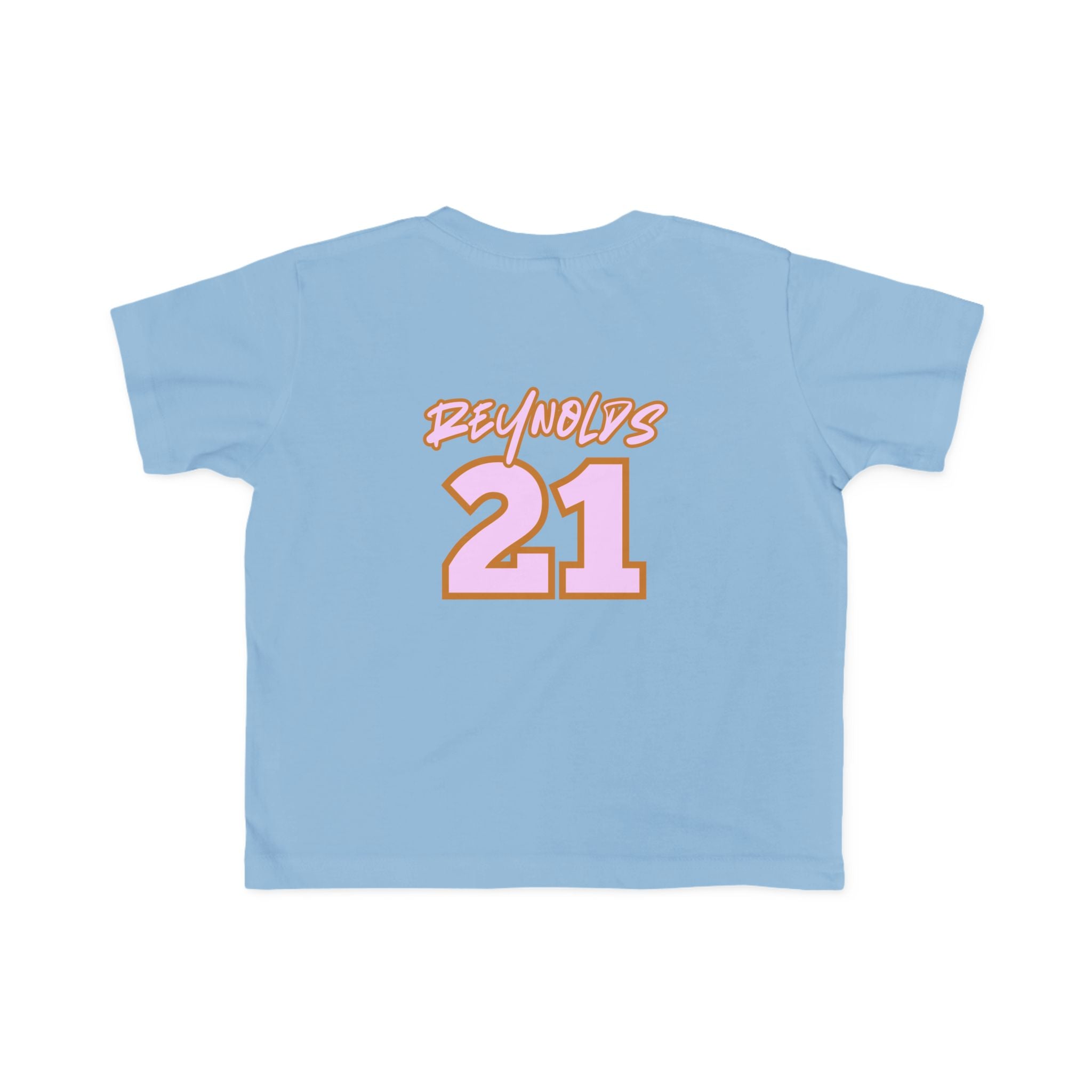 Toddler Tee — 'Reynolds 21' Pink Retro