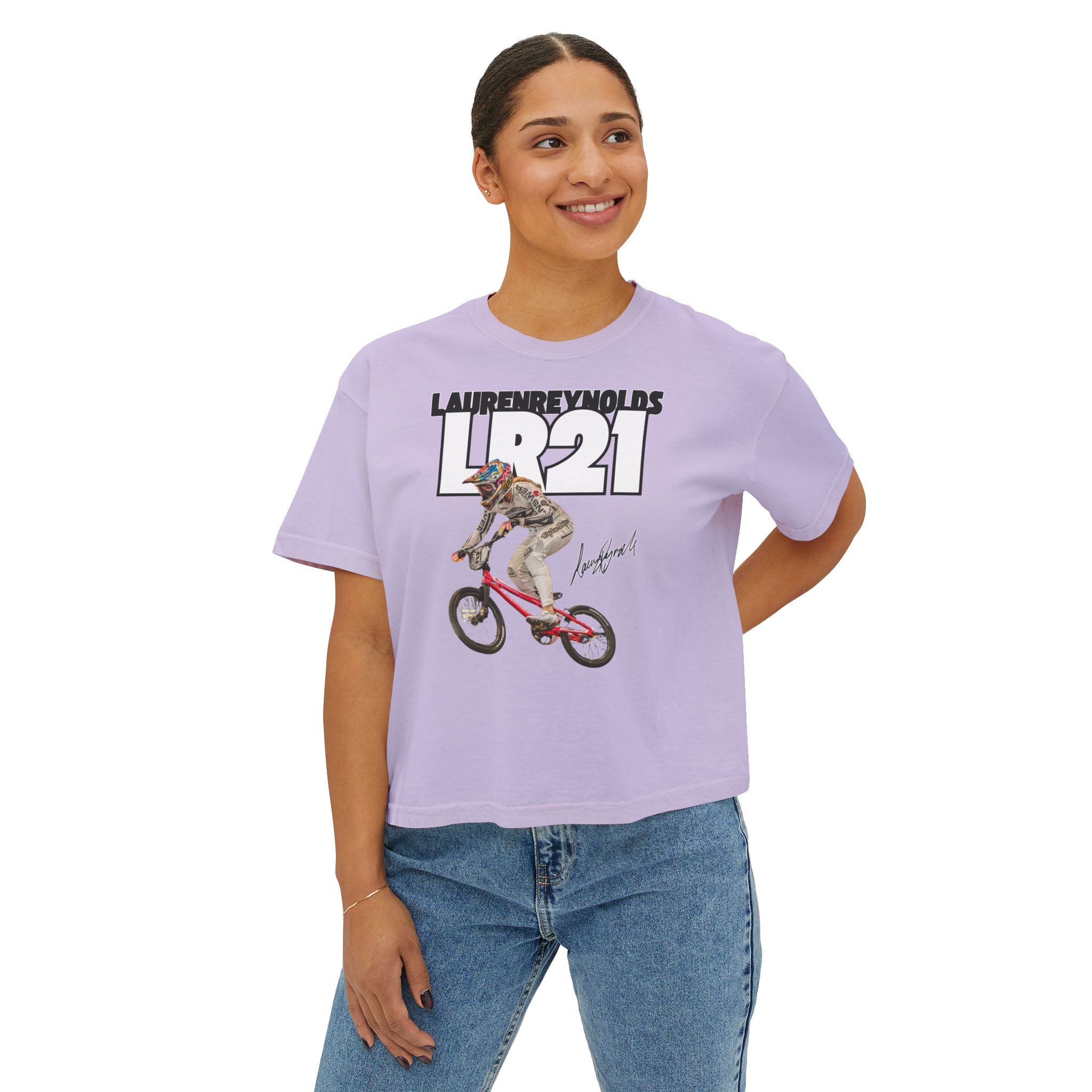 Womens Boxy LR21 Tee