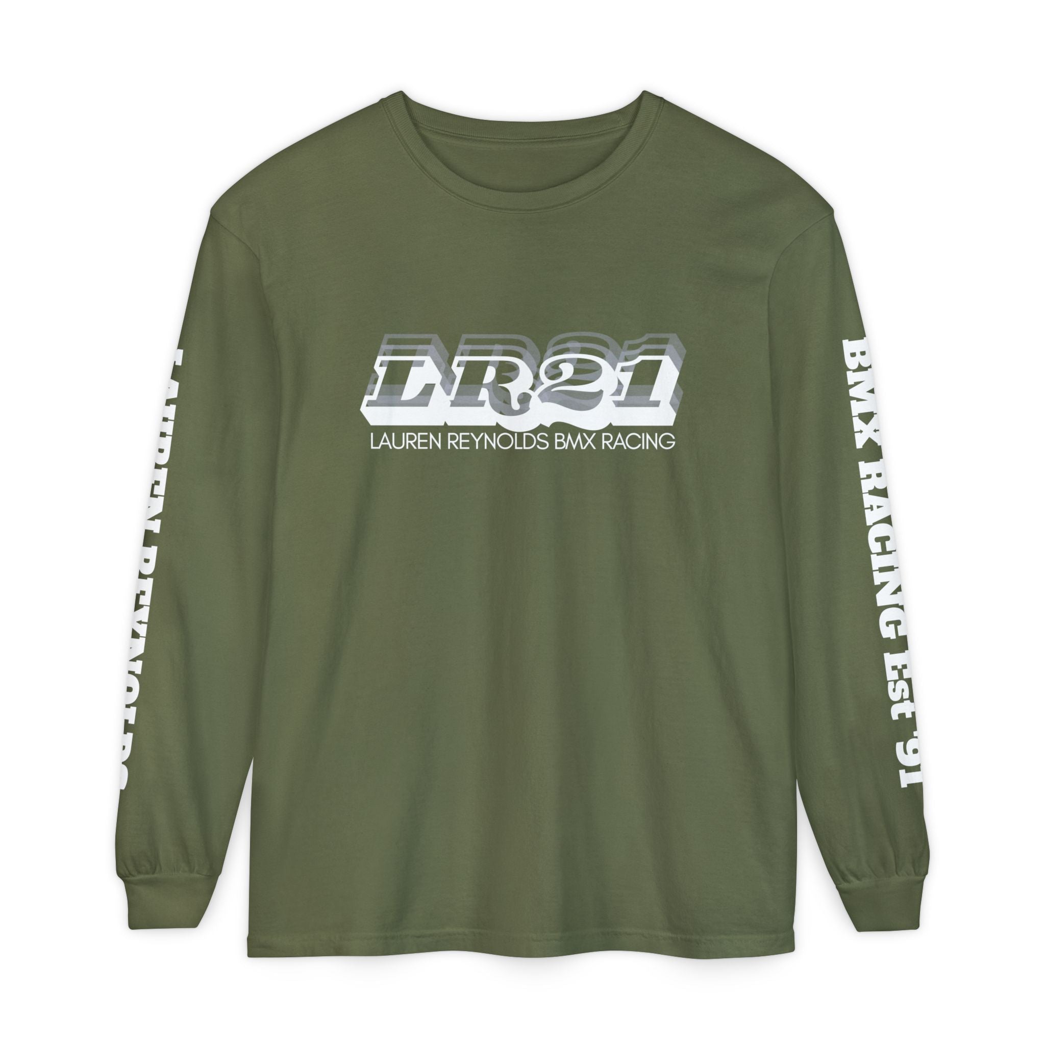 LR21 BMX Racing Long Sleeve Tee - Dark