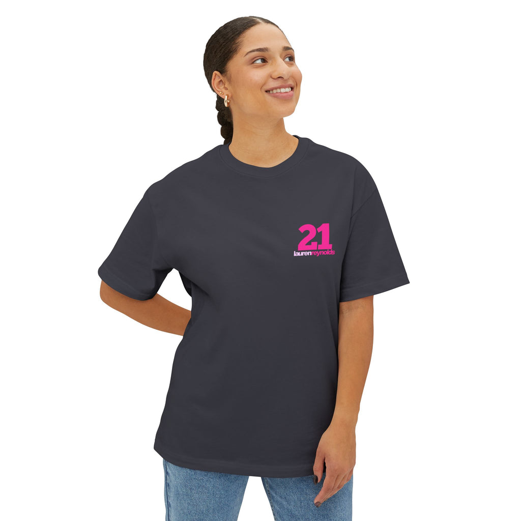 Pink Queen of Hearts Boxy Tee