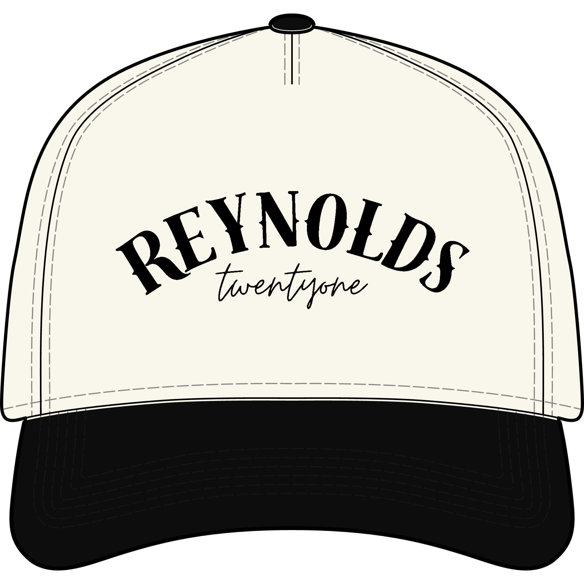 Embroidered Reynolds Twentyone Frame Hat