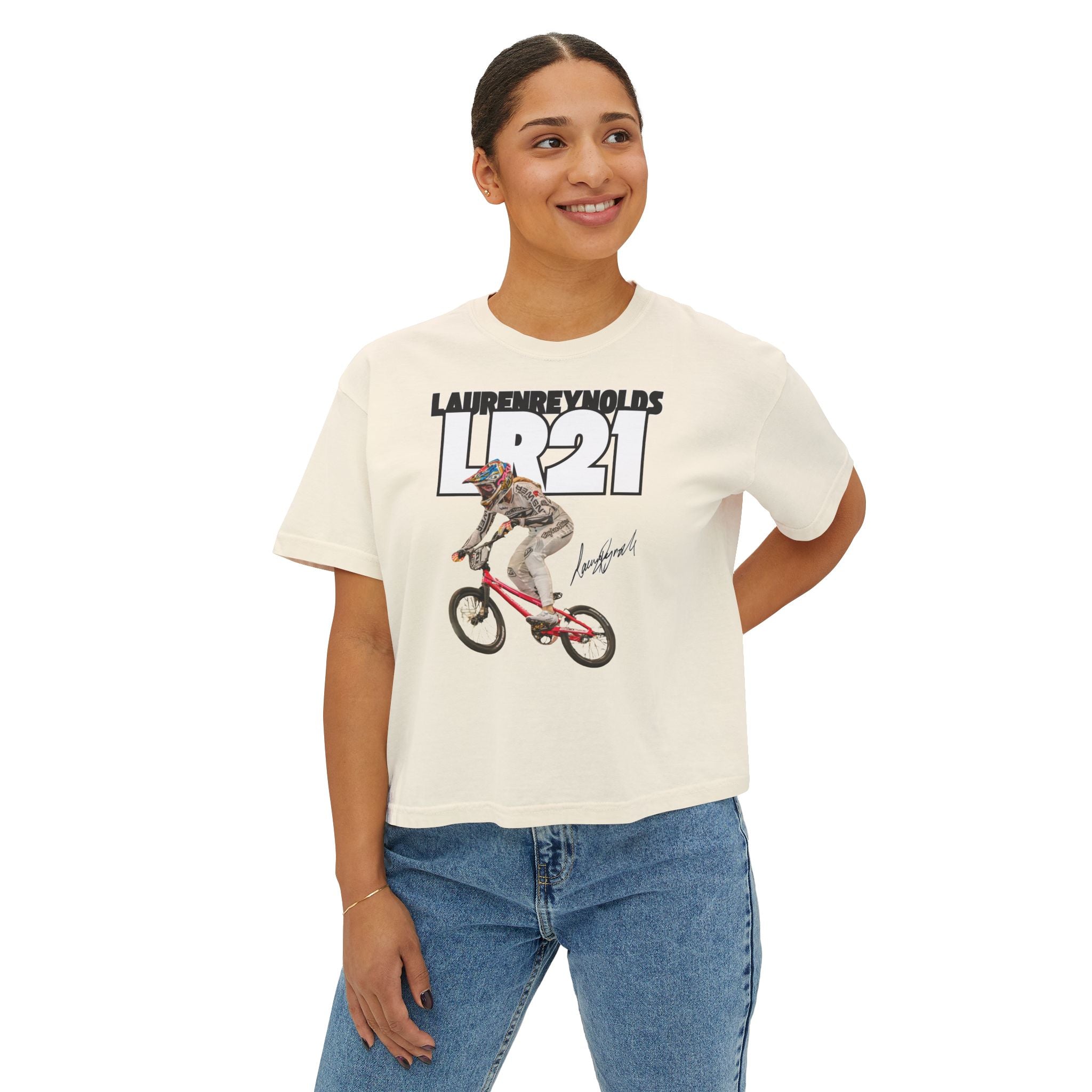Womens Boxy LR21 Tee