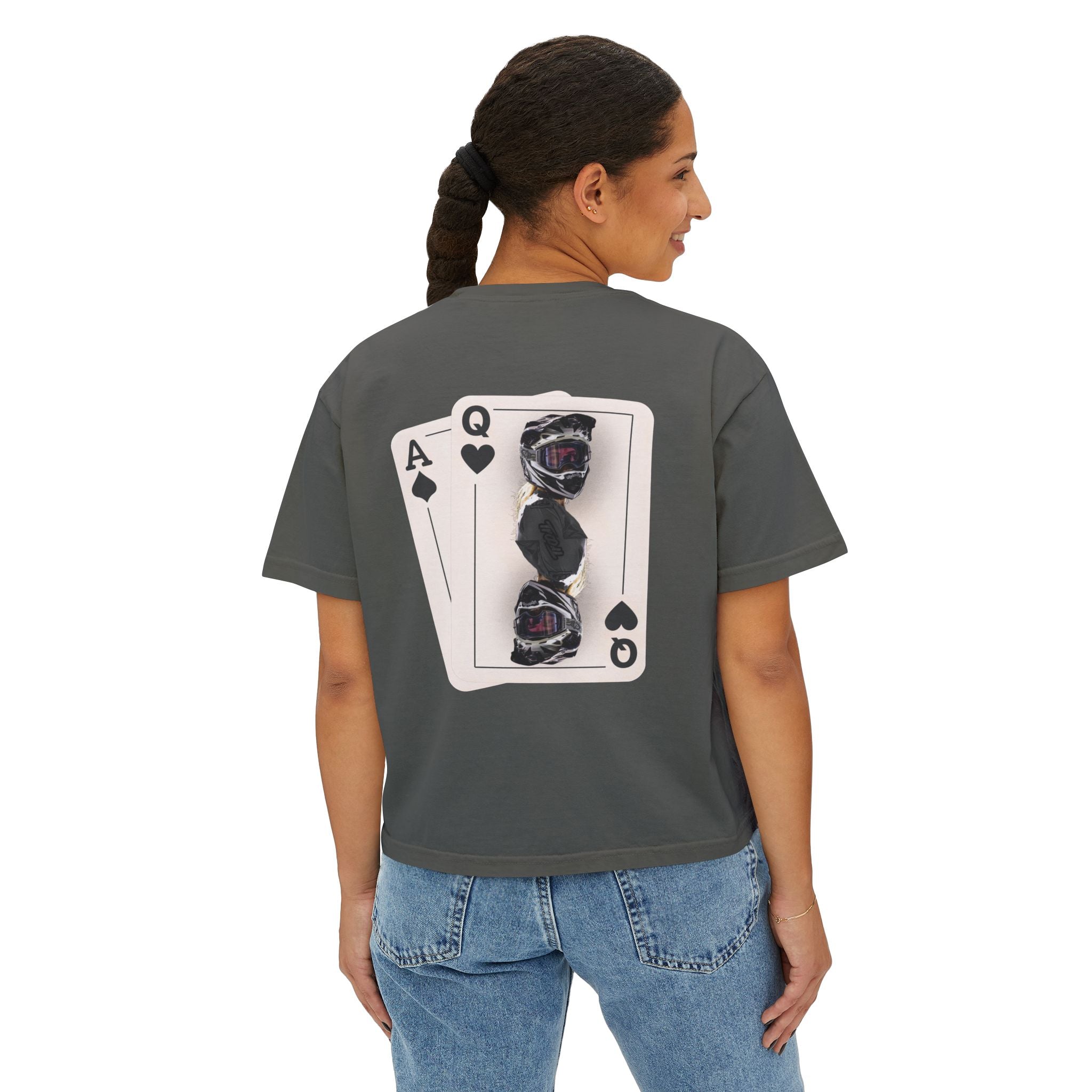 Queen of Hearts Boxy Tee