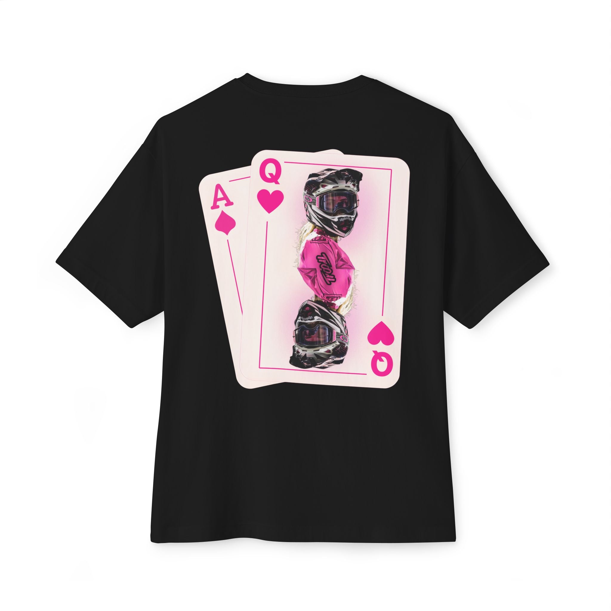 Pink Queen of Hearts Boxy Tee