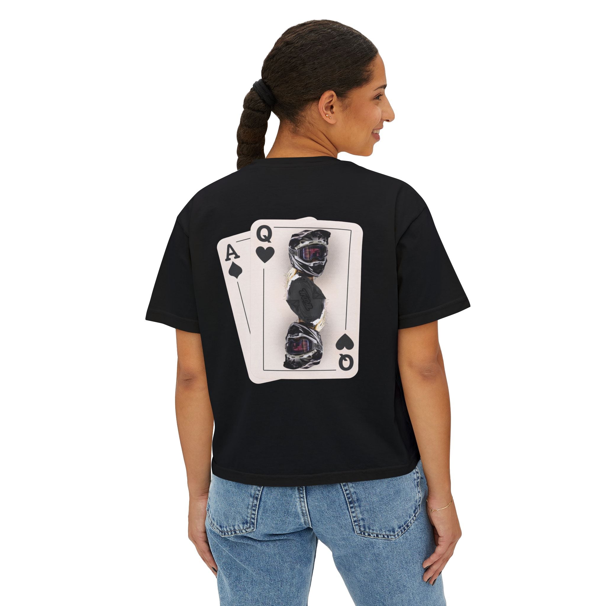Queen of Hearts Boxy Tee