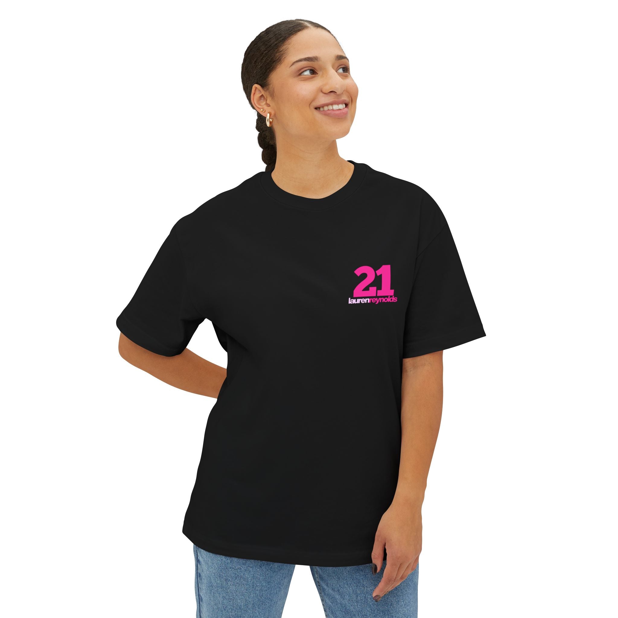 Pink Queen of Hearts Boxy Tee