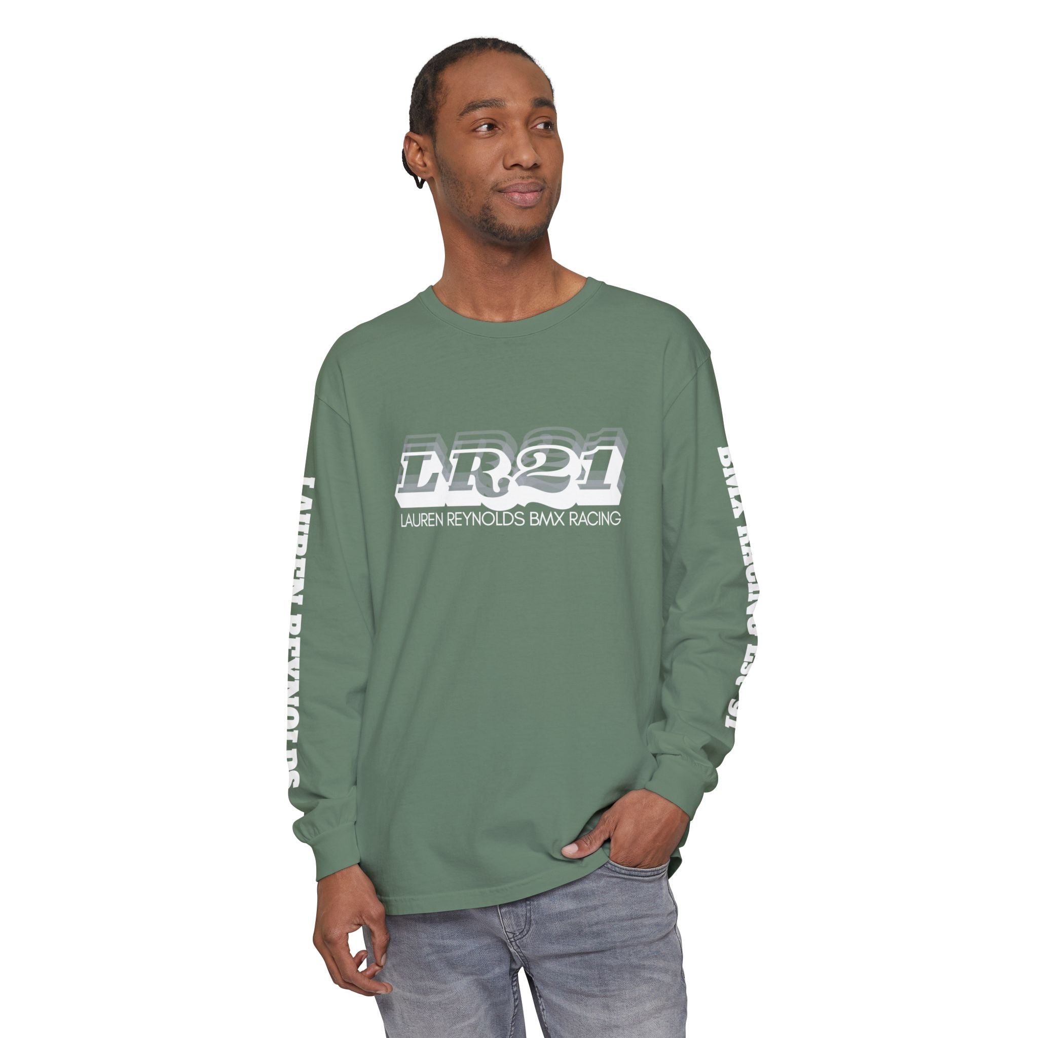 LR21 BMX Racing Long Sleeve Tee - Dark