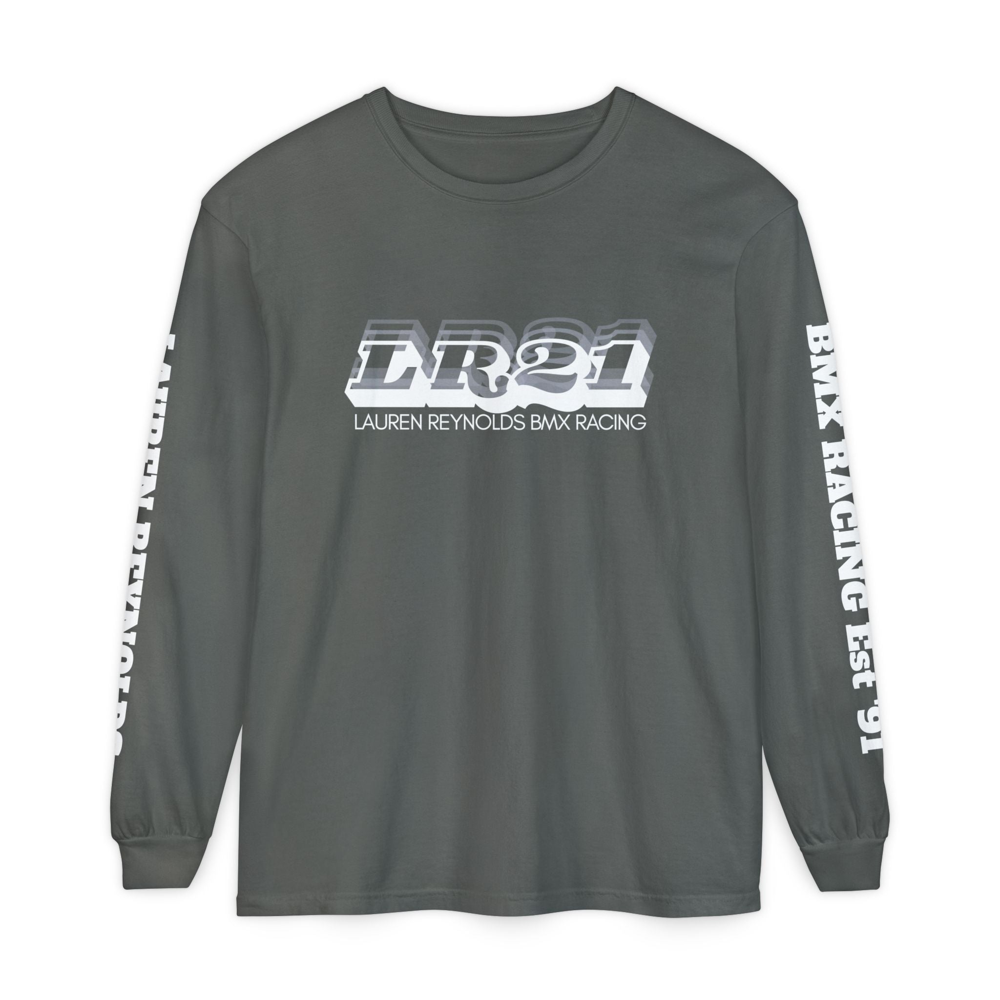 LR21 BMX Racing Long Sleeve Tee - Dark