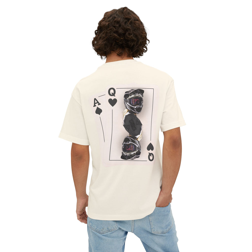 Black Queen of Hearts Boxy Tee