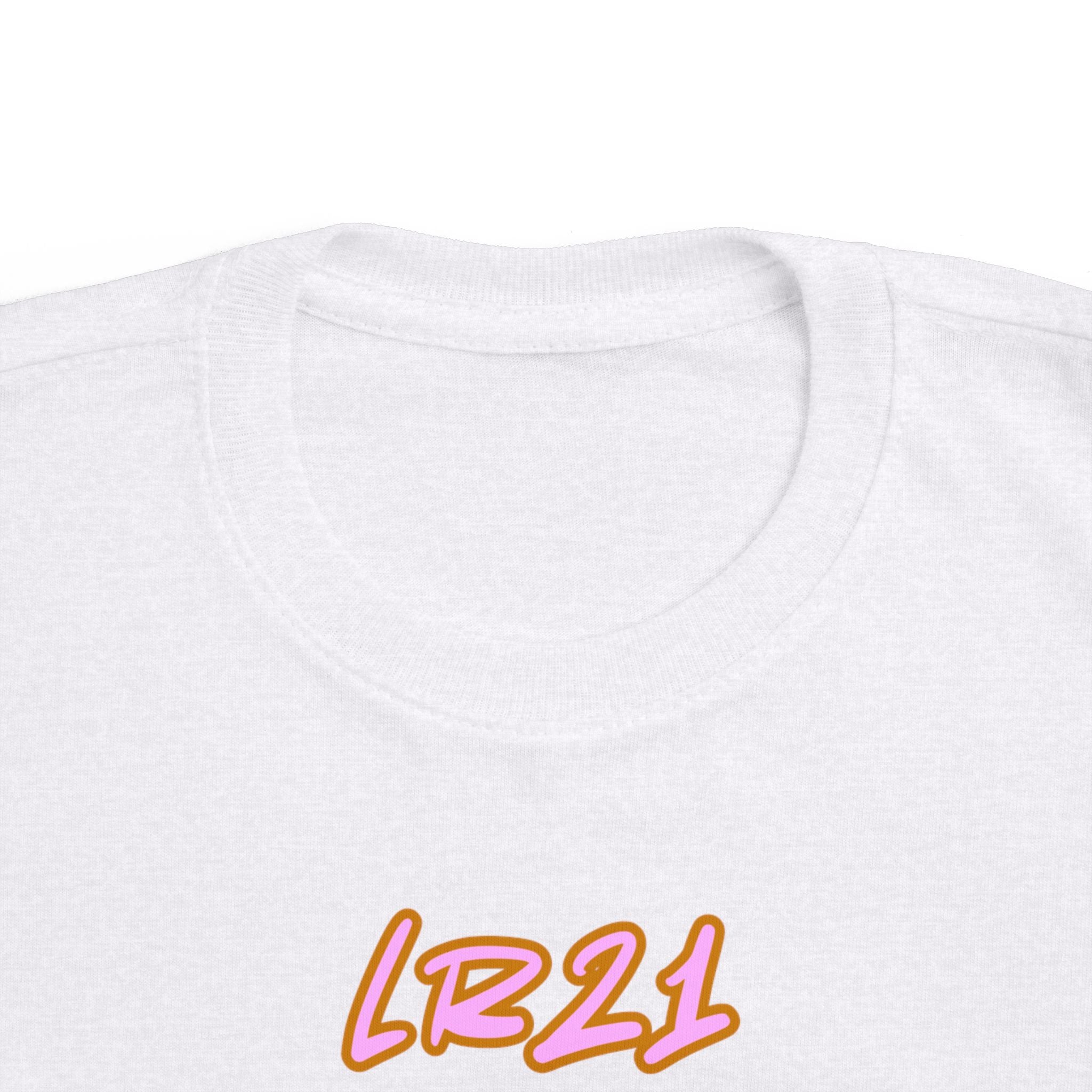Toddler Tee — 'Reynolds 21' Pink Retro